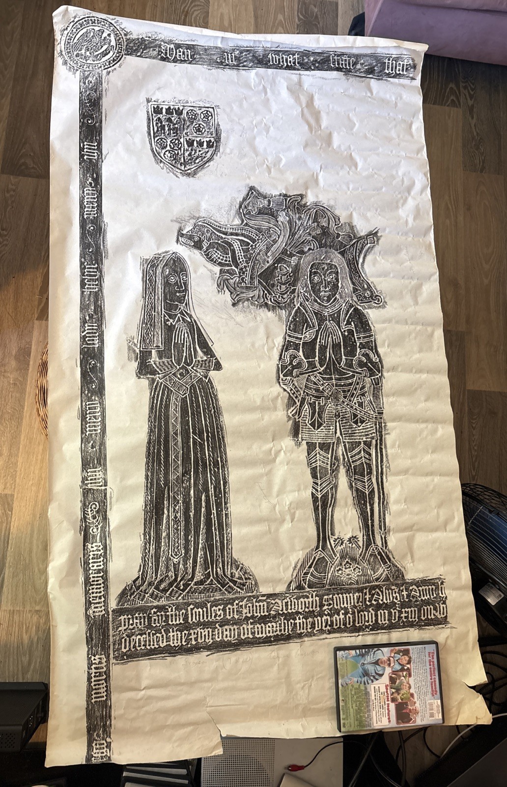 St. Mary’s Church In Luton Squyer Brass Rubbing