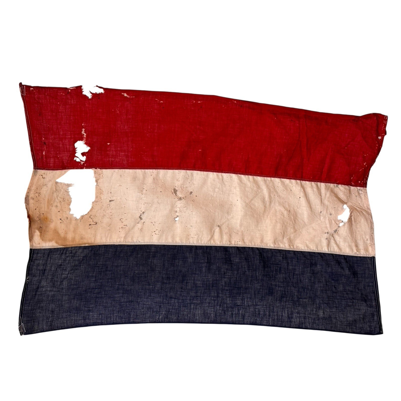 1910-1930s Vintage Flag of Netherlands Cotton 32 x 23” 1910-1930s Vintage Flag of Netherlands Cotton 32 x 23”