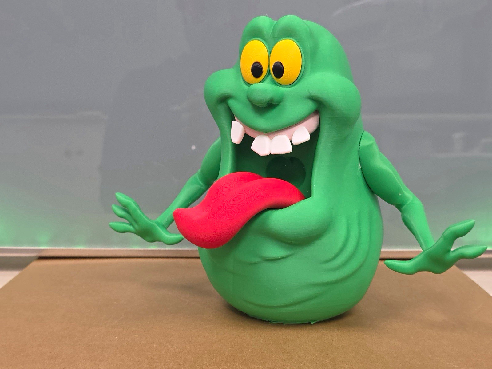 Ghostbusters Slimer Figure 3D Printed Statue 8\