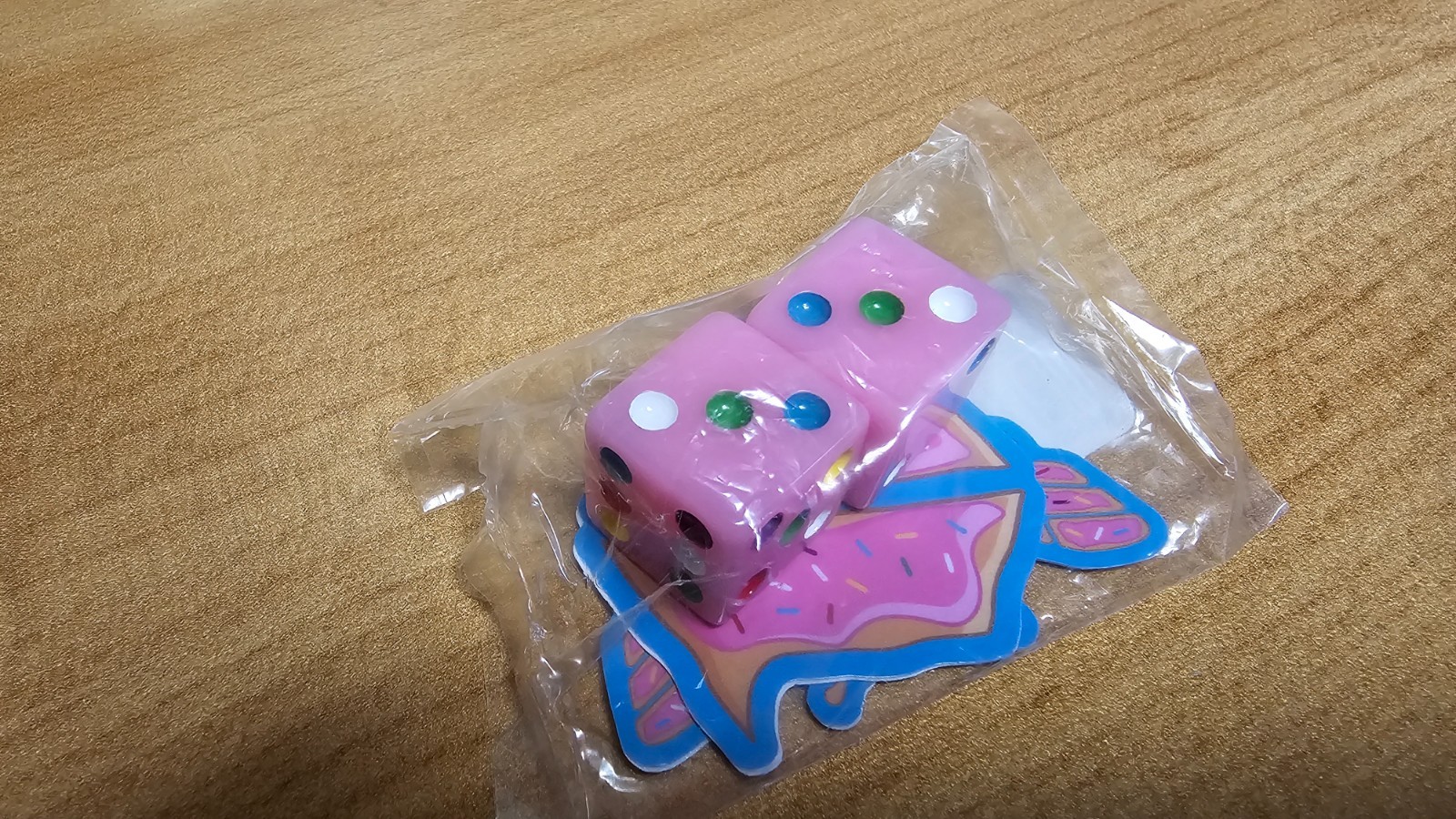 Flytanium x Blade HQ Dessert Warrior Pink Donut Dice