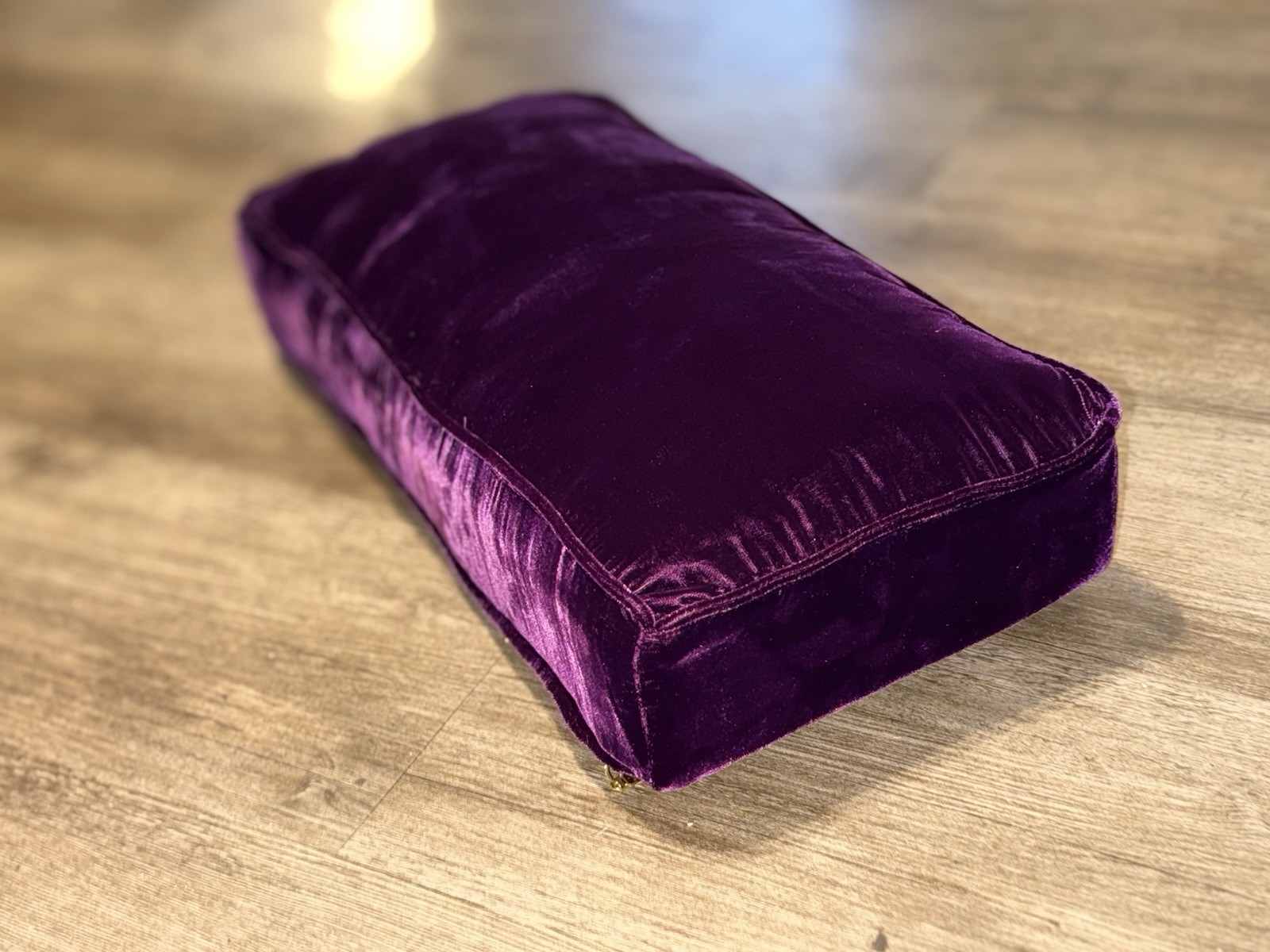 Velvet Prayer Cushion - Purple
