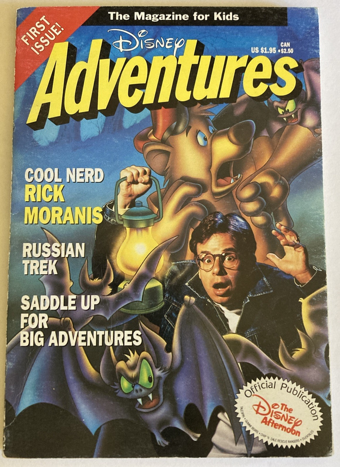 Disney Adventures Magazine November 1990 Volume 1 ~ FIRST PREMIER ISSUE