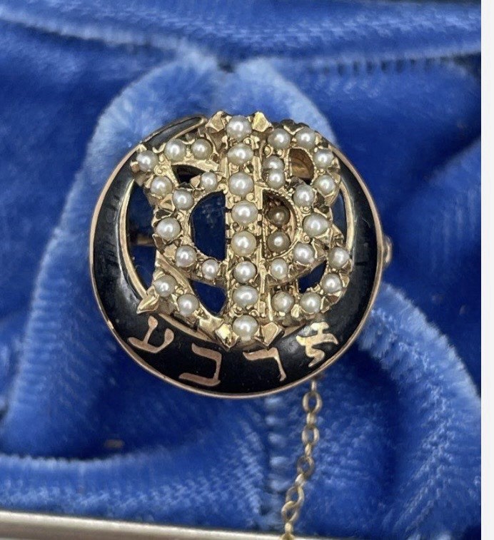 Vintage Balfour 10k Gold Gamma Phi Beta Sorority Pin, Beta Beta, D. Reynolds ‘67