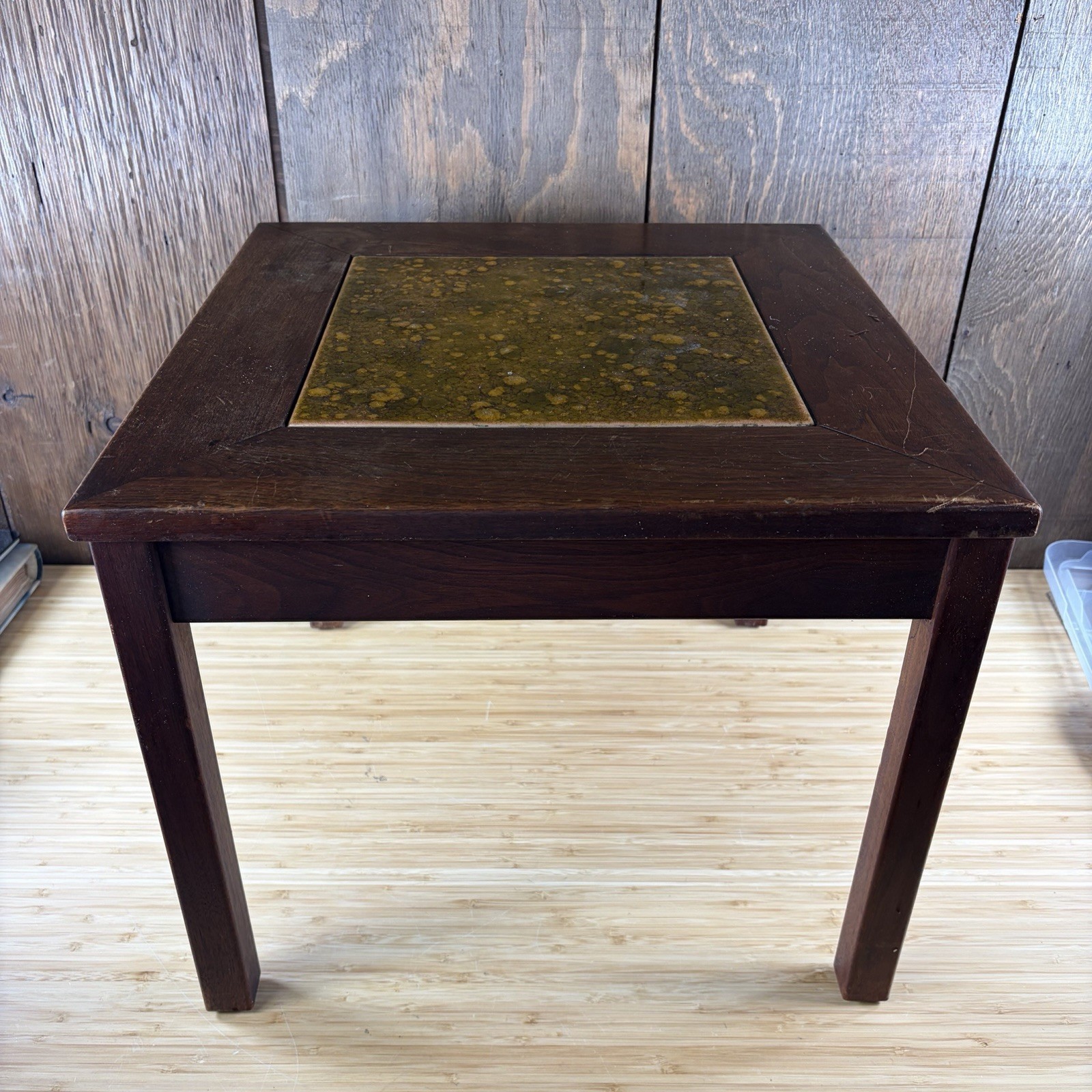 1960s John Keal Brown Saltman Side Table Constellation Tile Mid Century Modern