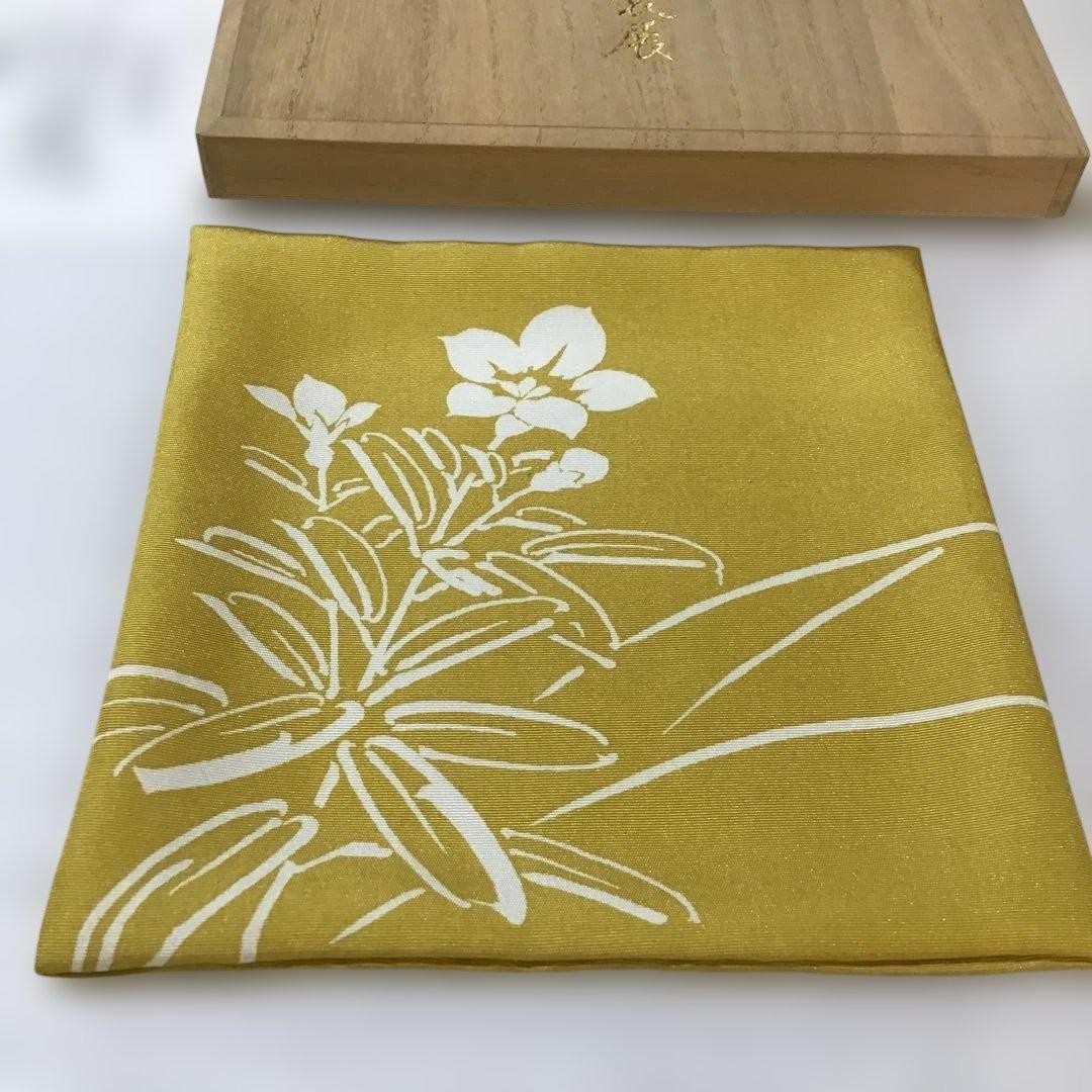 Moriguchi Kahiro Fukusa Tea Ceremony NT Treasure Kikyō Embroidery Limited Ed.