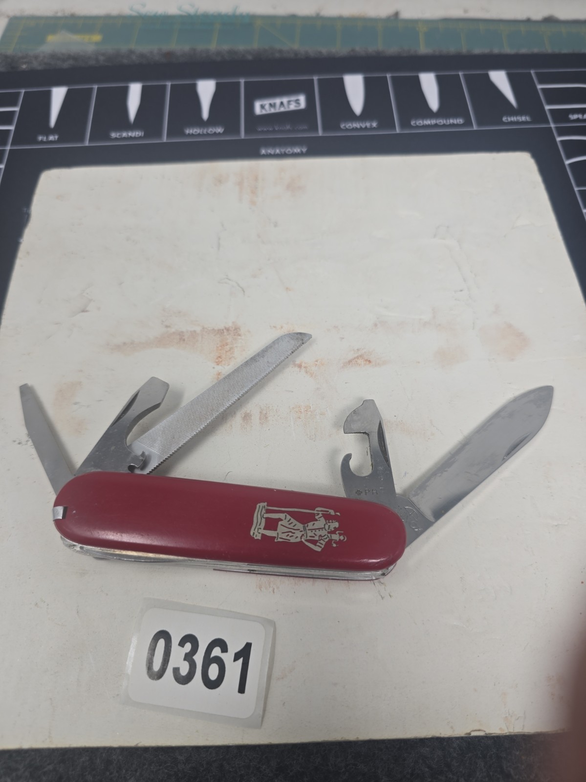 Rare Victorinox Elinox Automobile St. Christopher Swiss Army Knife Victoria