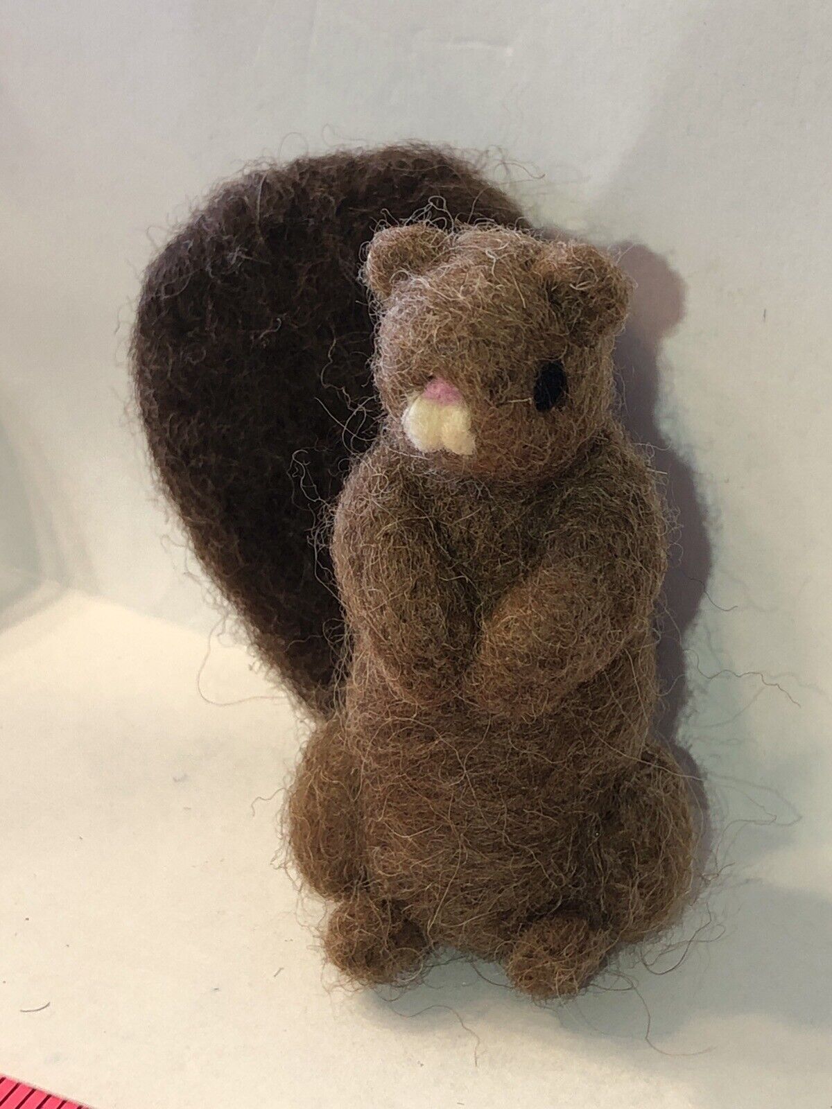 Little Bea Studio Artist Angie Felted Beaver Miniature Animal Wool