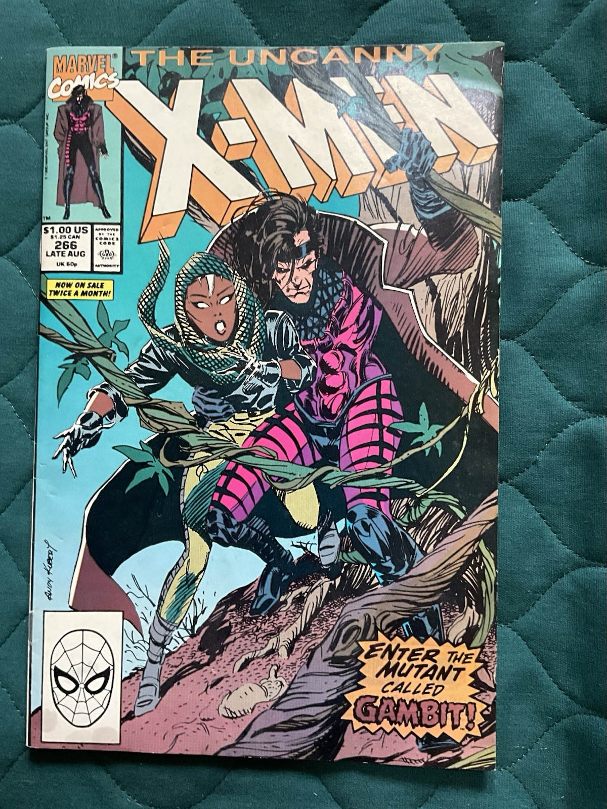 Uncanny X-Men #266 First Full Appearance of Gambit  Marvel Comics