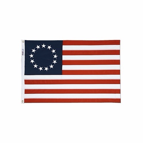 Cotton Sewn US Betsy Ross Flag Thirteen 13 Colonies United States Colonial Flag