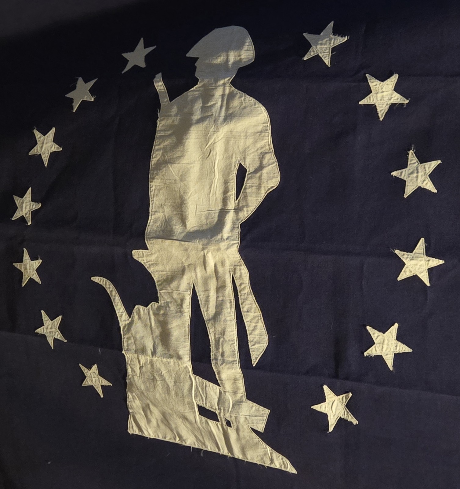 Minuteman World War II World War 2 WW2 Original Bond Flag 3' X 5' Bulldog USA 