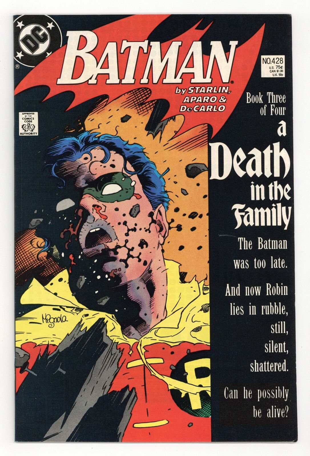 Batman #428 FN 6.0 1989 Death of Robin