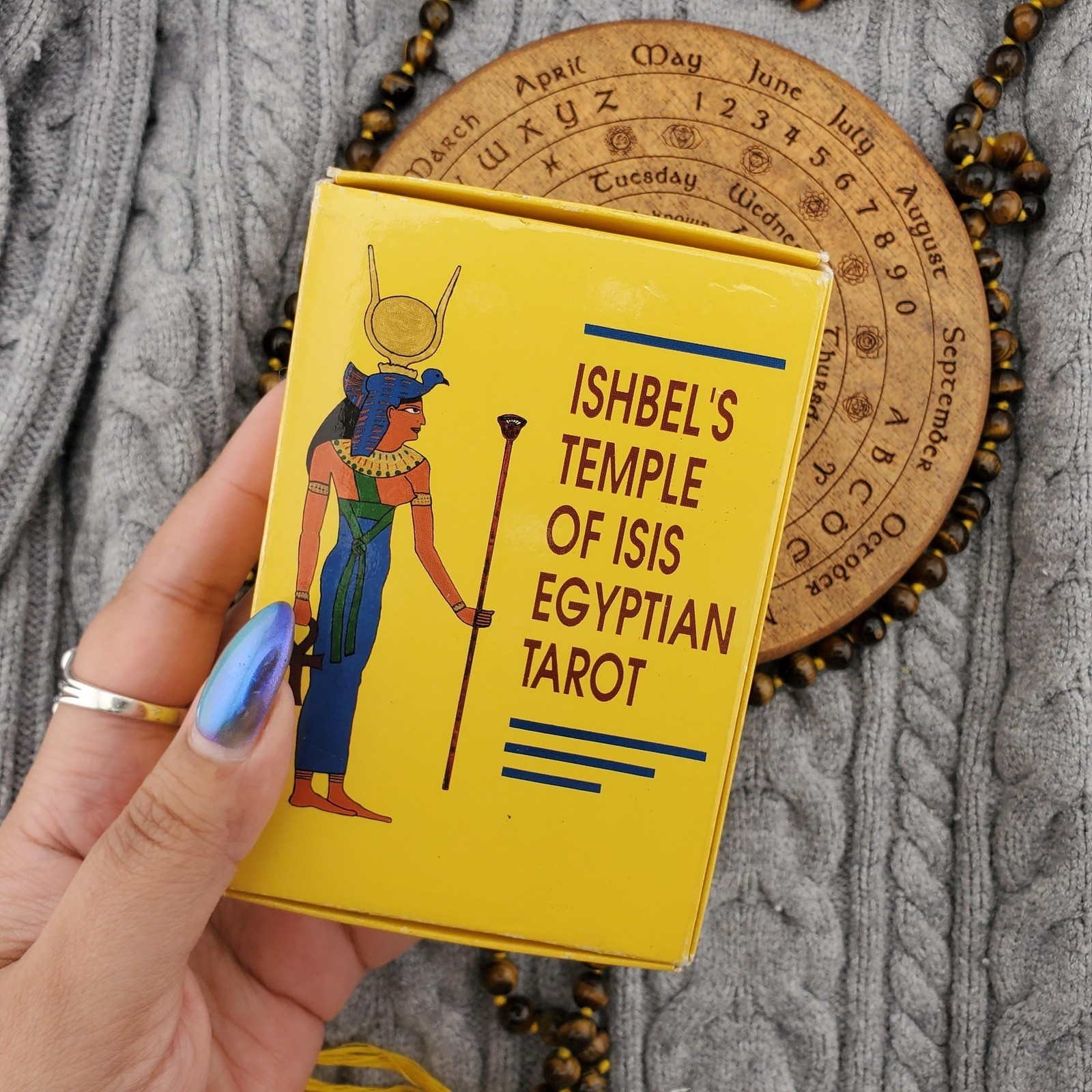 Ishbels Temple of Isis Egyptian Tarot Cards 78 Card Complete Deck Vintage 1989