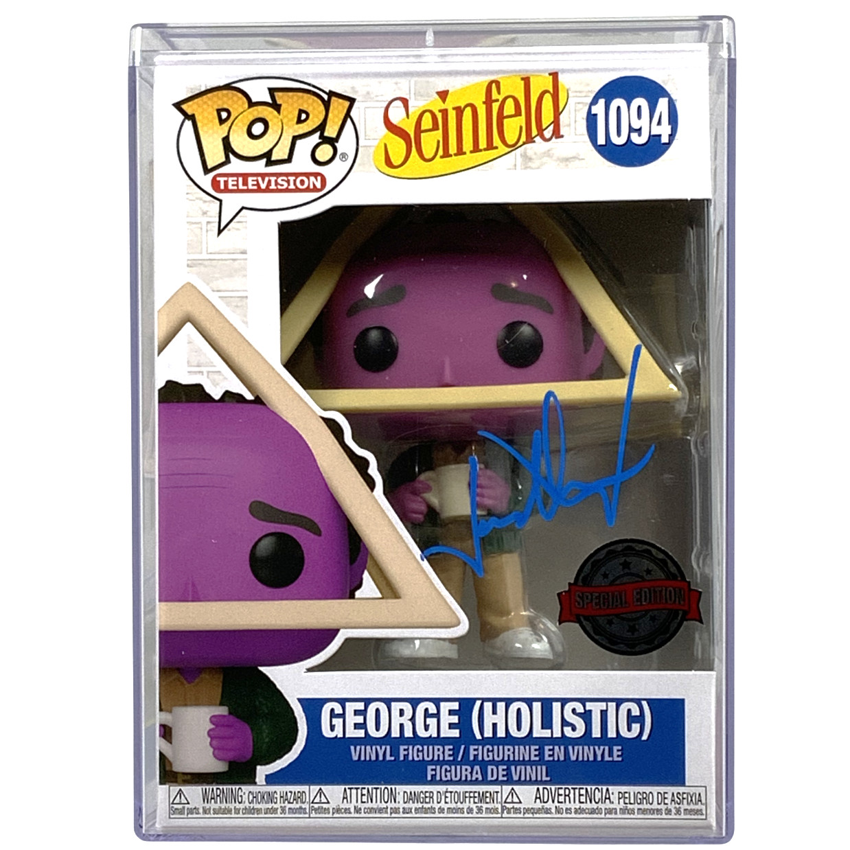 Funko Pop Cave GEORGE J Alexander Signed SEINFELD OCCM Certified🔥HOT ITEM 🔥