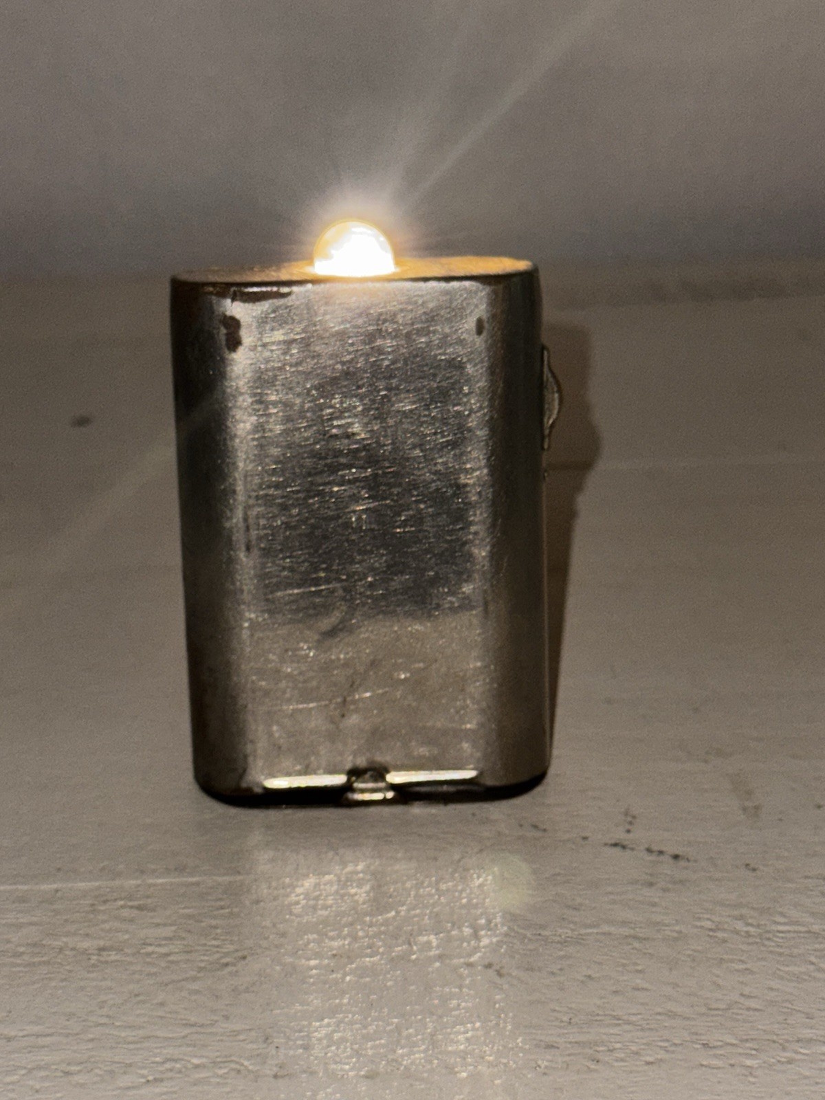 Antique 1912 Eveready Vest Pocket Flashlight - Tested & Working Switch Issue