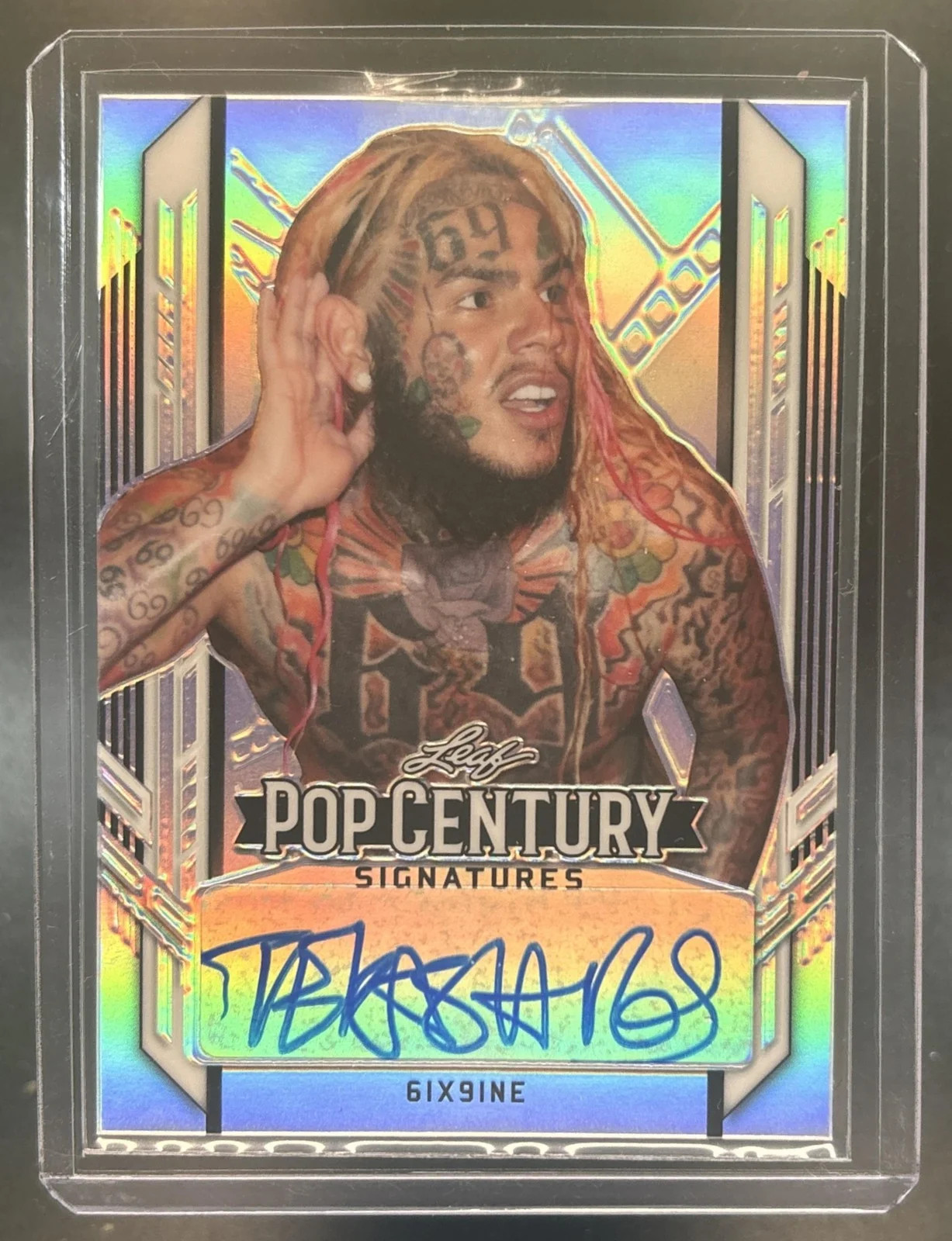 2021 Leaf Metal Pop Century 6ix9ine Auto 26/26 #Tekashi69 #Daniel Hernandez