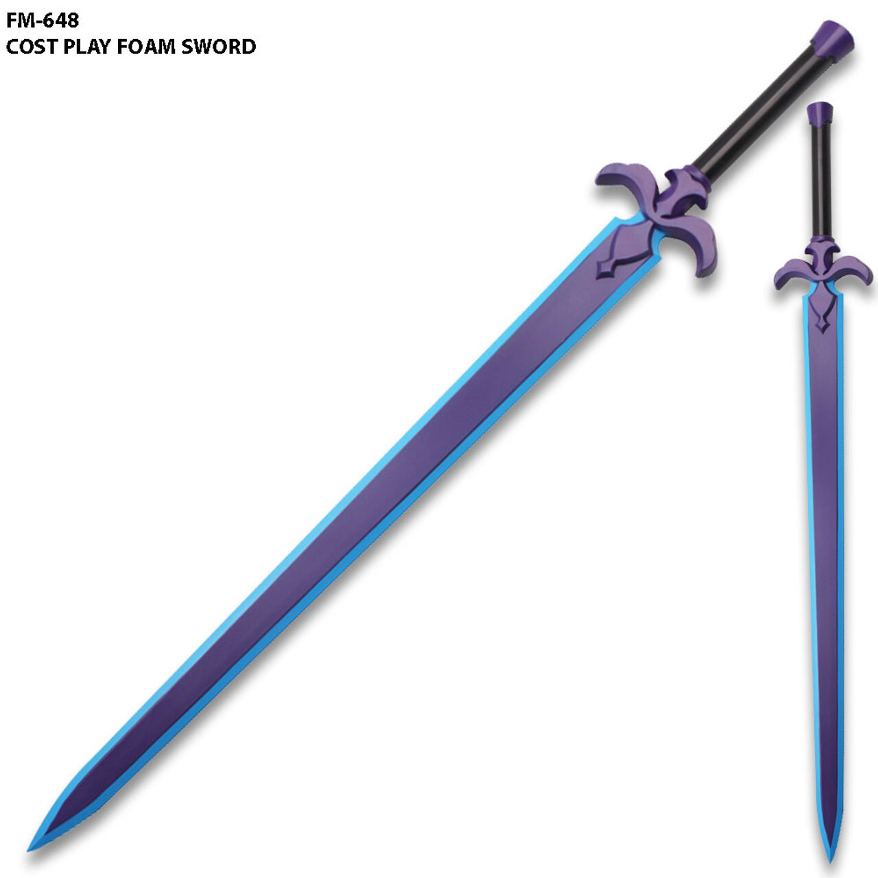 Kirito Night Sky-Blue Rose Sword Art Online SAO PU Foam Sword Kirito Night Sky-Blue Rose Sword Art Online SAO PU Foam Sword