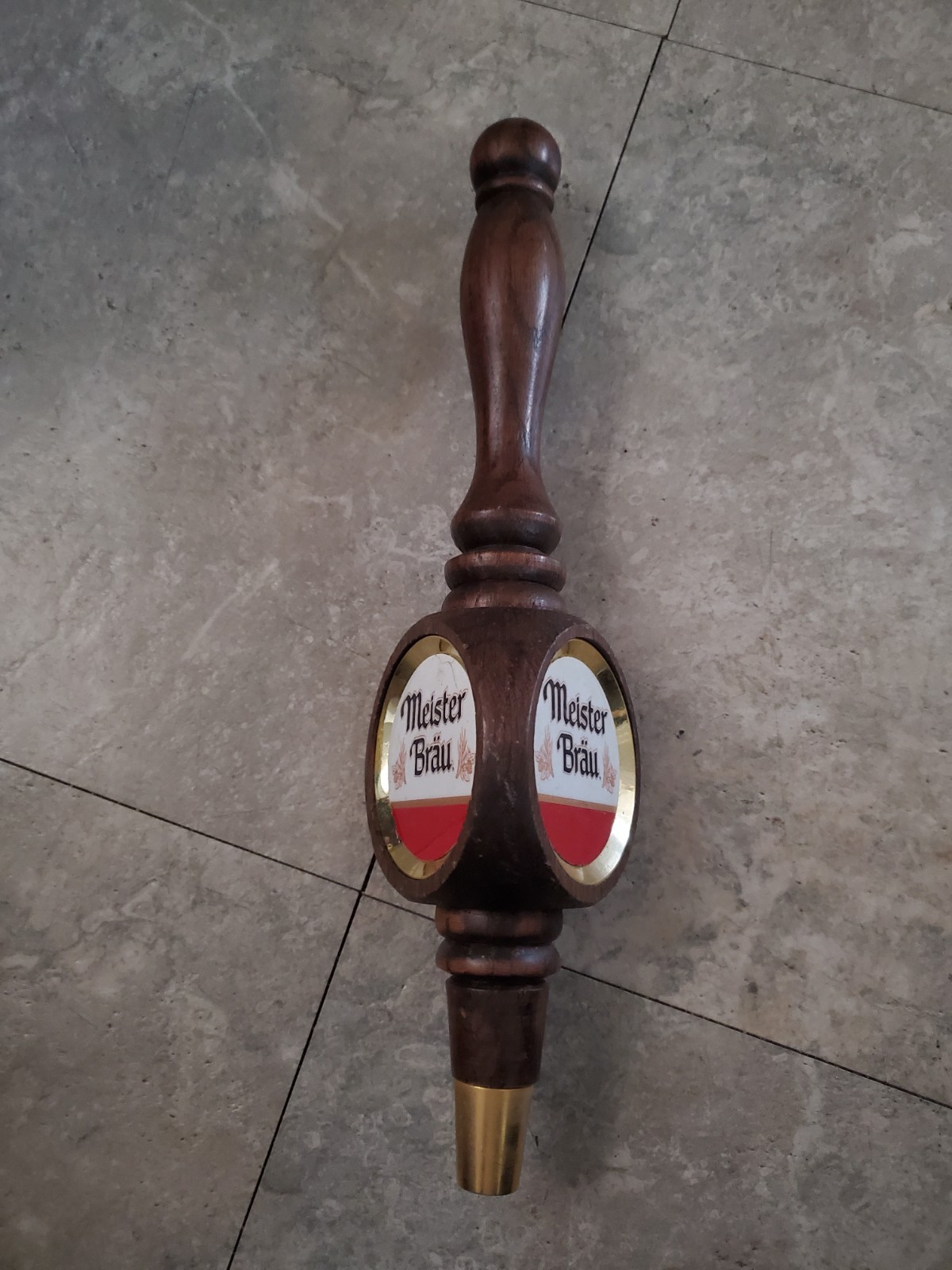 Vintage Meister Brau Beer Tap Handle