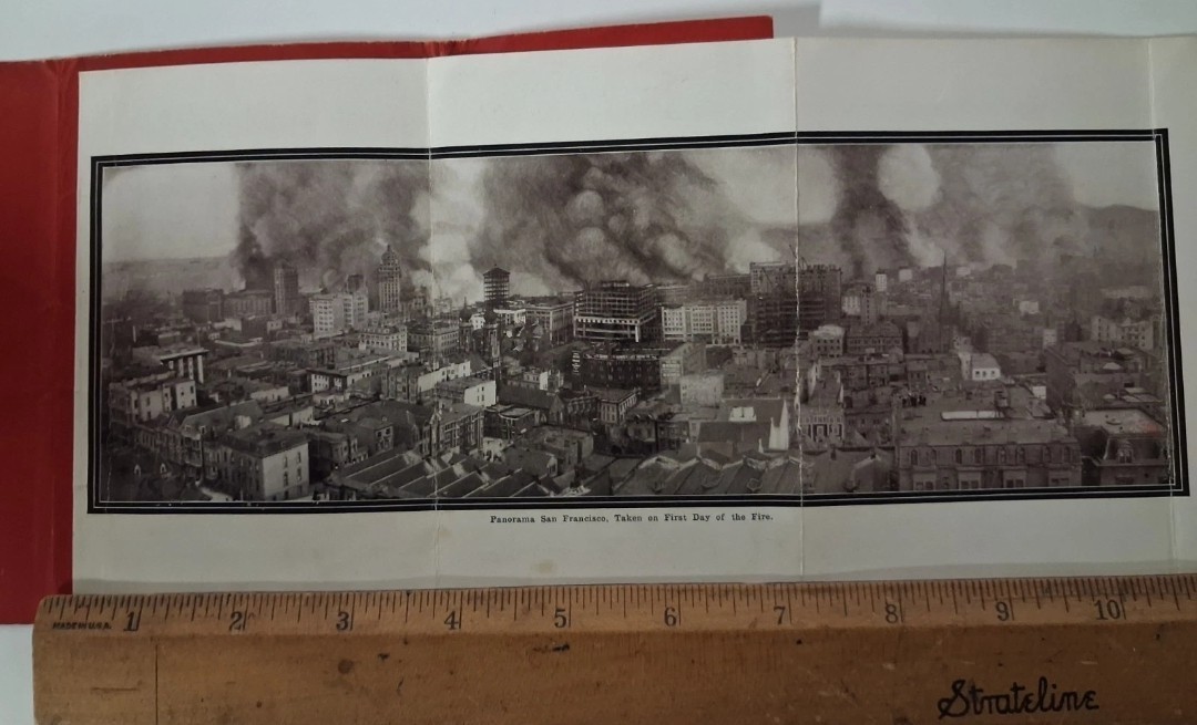1905 San Francisco FIRE EARTHQUAKE Souvenir Photo Booklet POSTCARD 21 Photo 1906