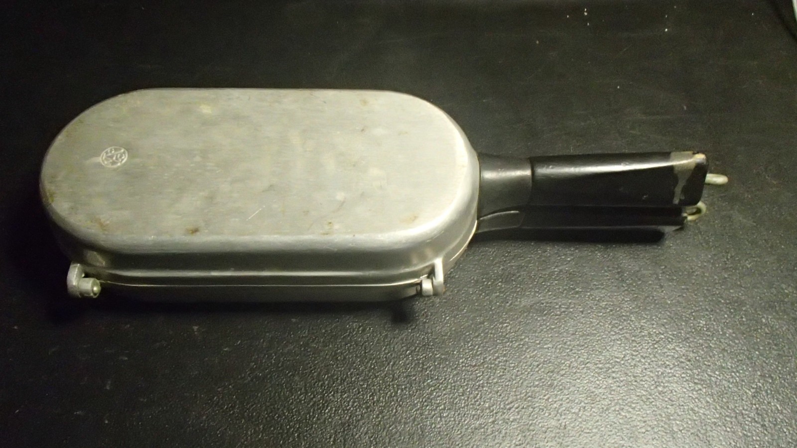 Vtg Miracle Maid Cookware Hinged Folding Cast Aluminum Omelet Fish Pan G2