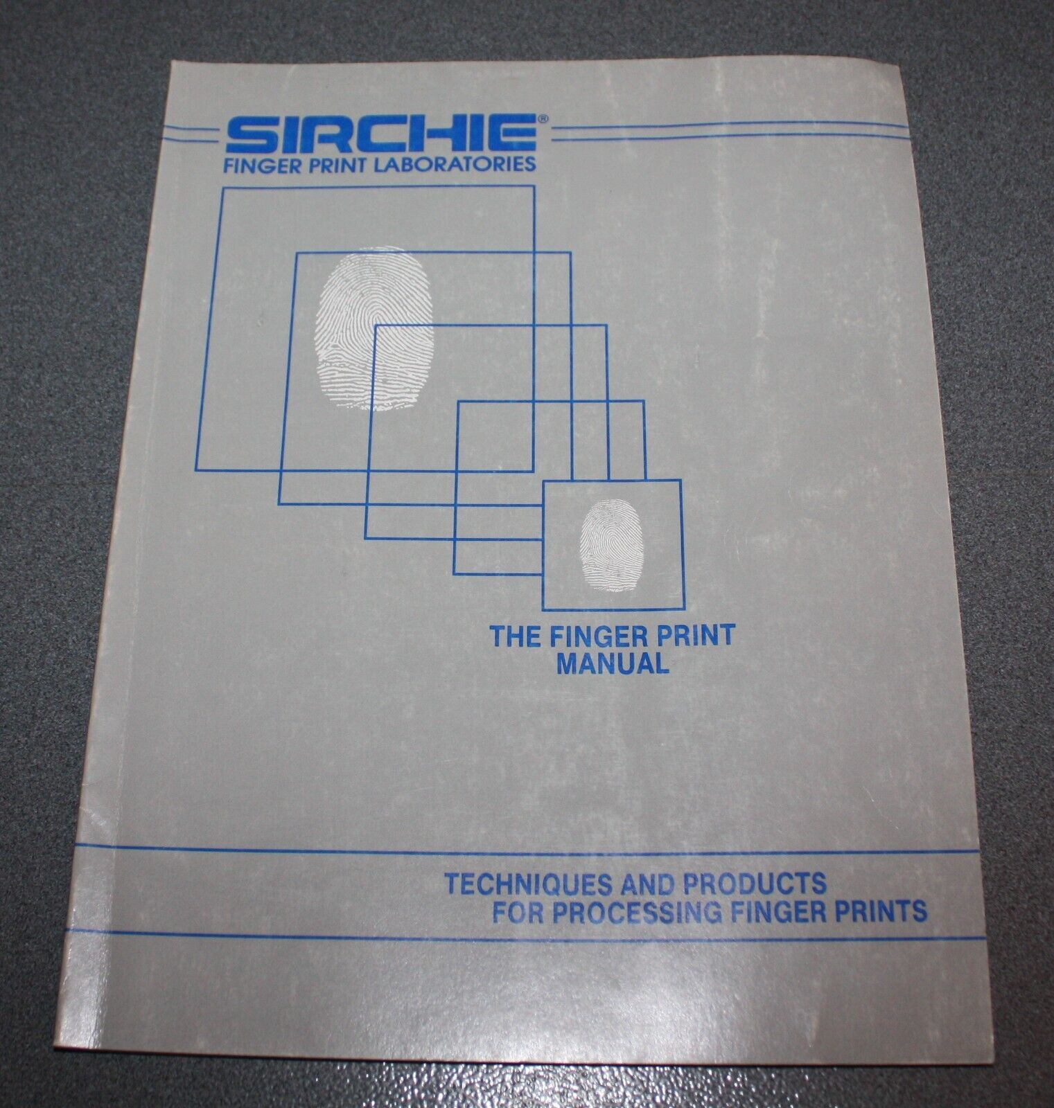 Two (2) Vintage Sirchie Finger Print Laboratories Catalogs - 1982 & 1989 Edition