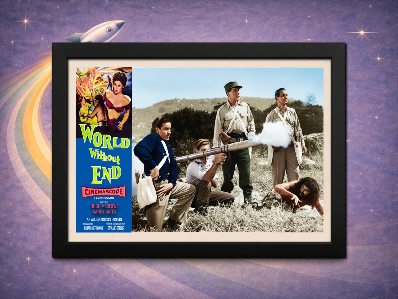 Framed World Without End (1956) – 12×8 Lobby Card Print