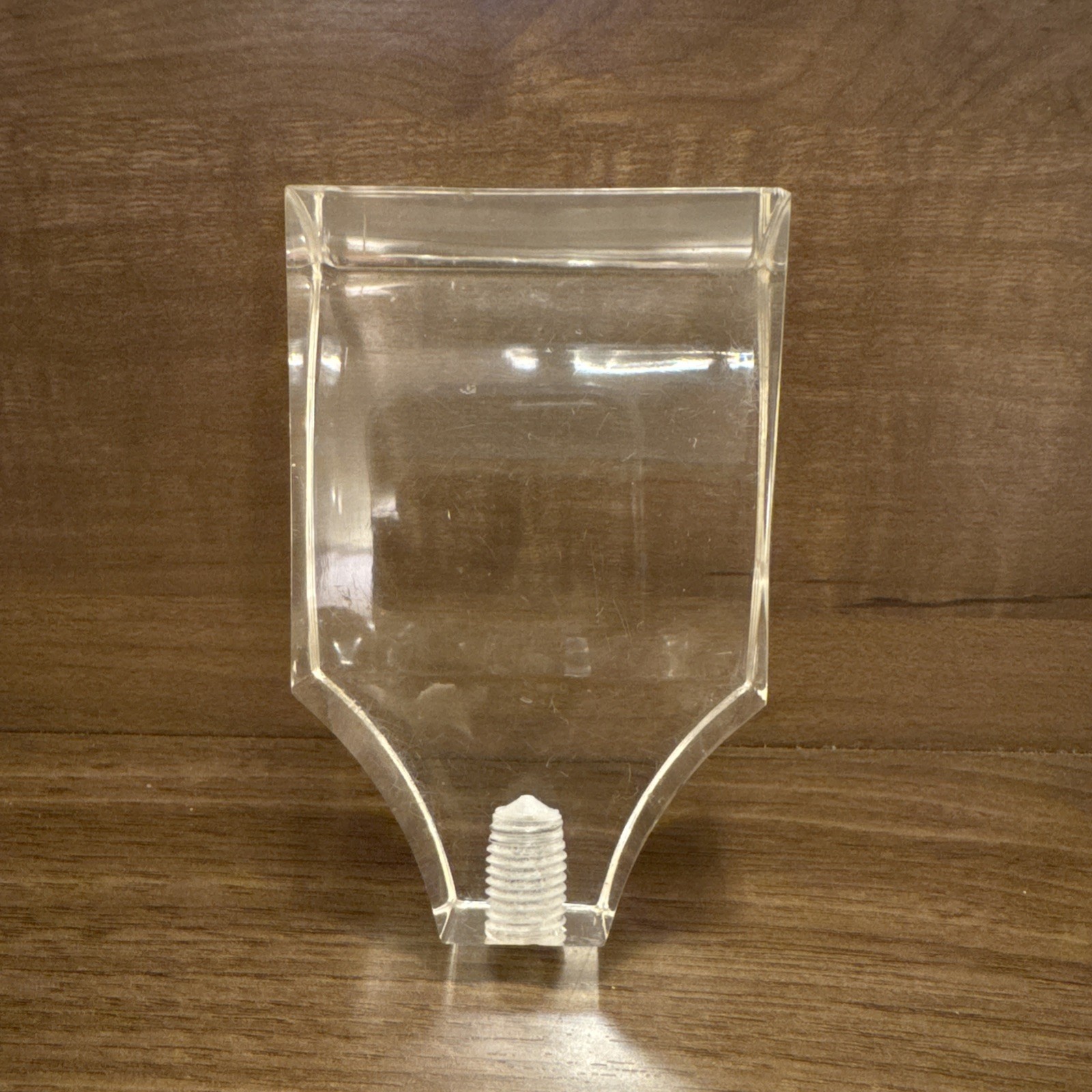 Vintage Sleek Clear Lucite Acrylic Beer Tap Handle Bar-wear Accessory