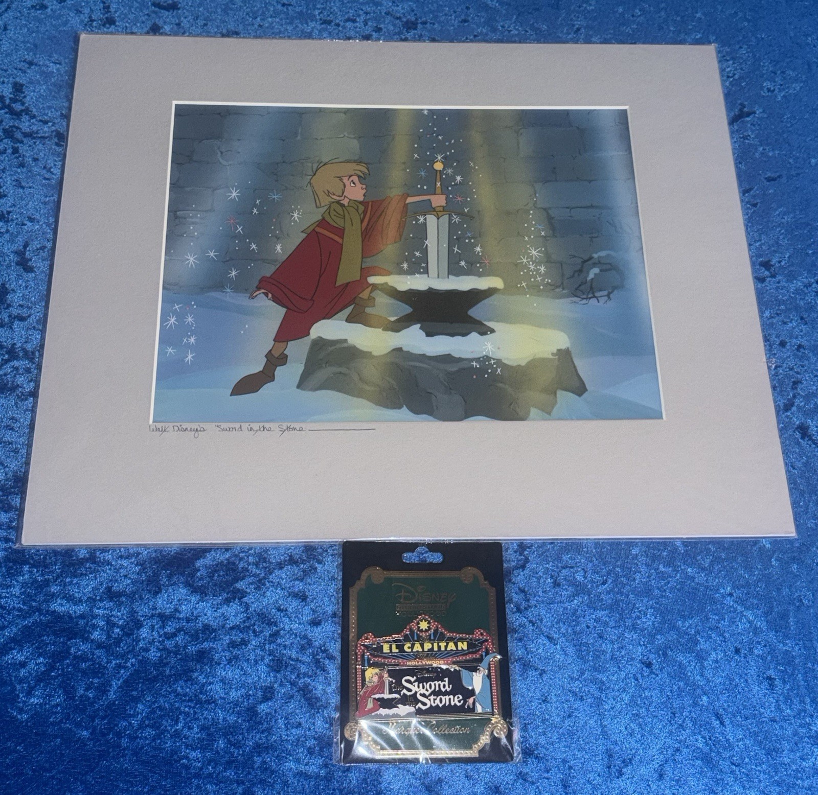 Disney The Sword in the Stone WART DSF Exclusive Animation Cel & DSSH Marquee