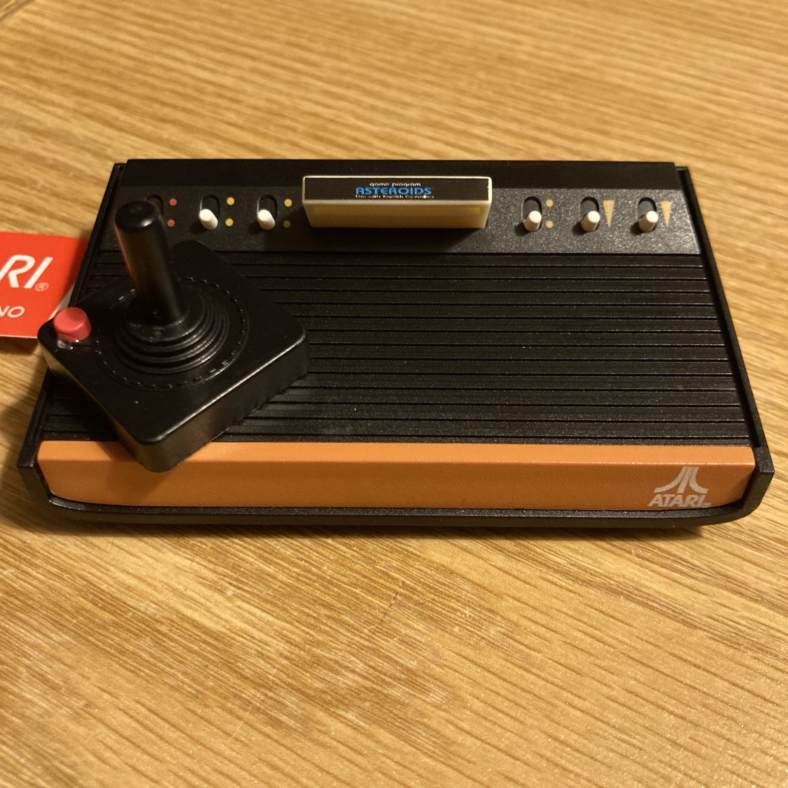 ATARI 2600 CONSOLE WITH ASTEROIDS CARTRIDGE  & JOYSTICK CHRISTMAS TREE ORNAMENT
