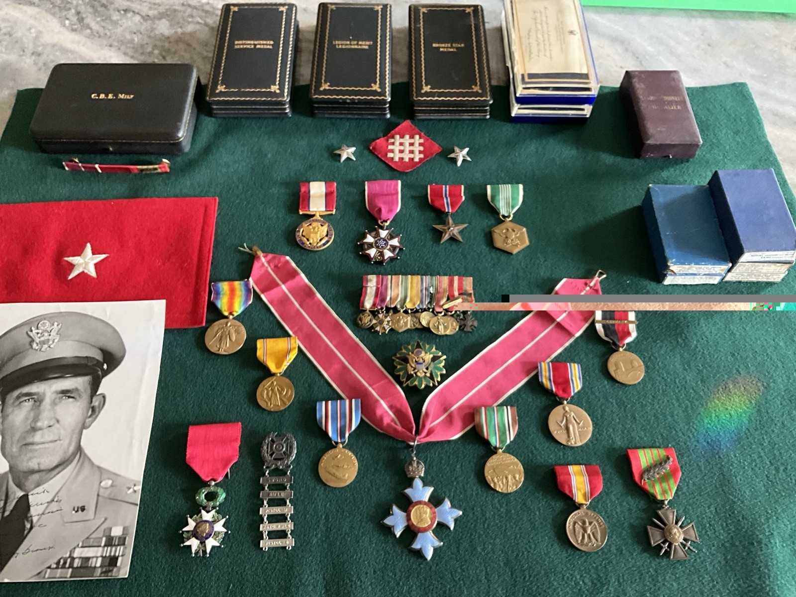 Medal Grouping To Brigadier General Eugene L. Harrison Medal Grouping To Brigadier General Eugene L. Harrison