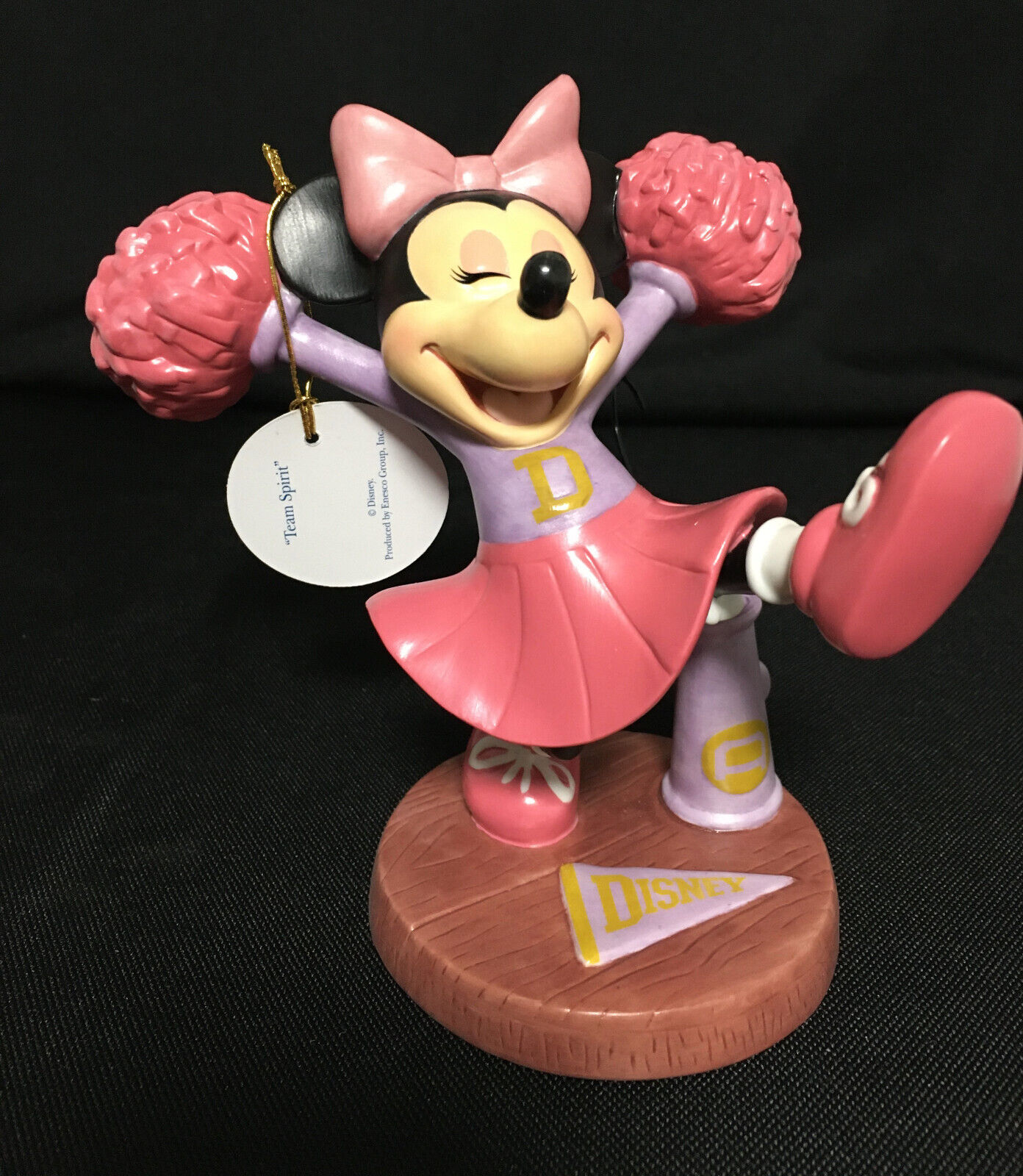 Enesco Disney Mickey & Friends Minnie Mouse Cheerleader Rare Figurine 4004036