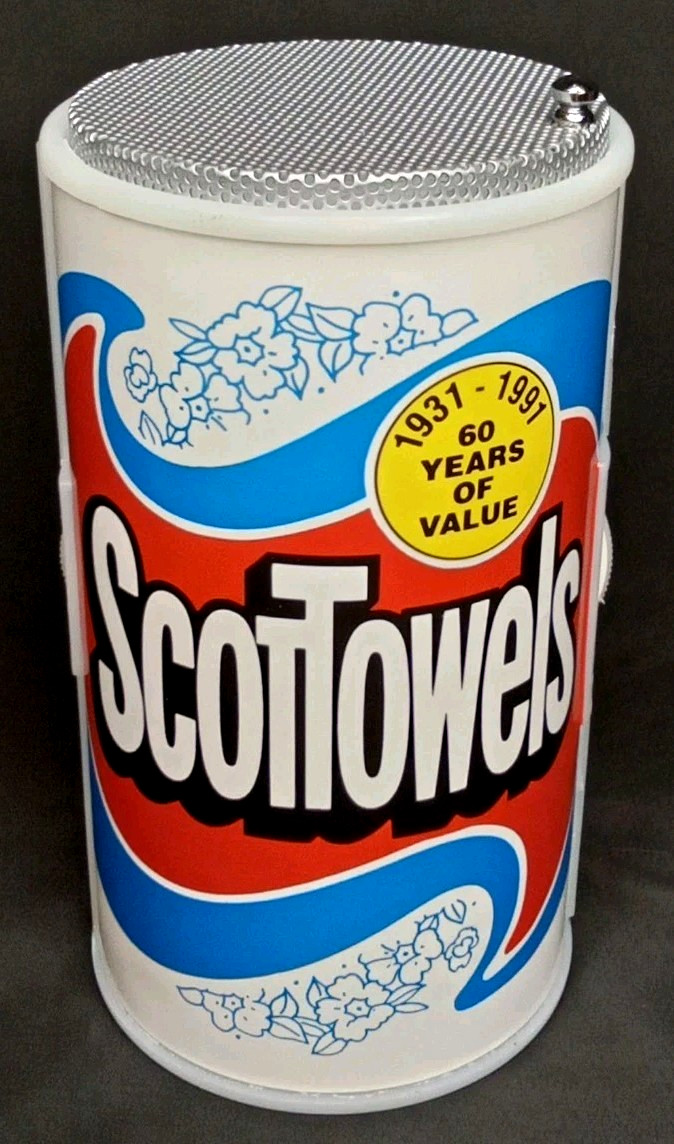 Scott Paper Company ScotTowels Advertising Promotional AM/FM Radio Vintage 1990s