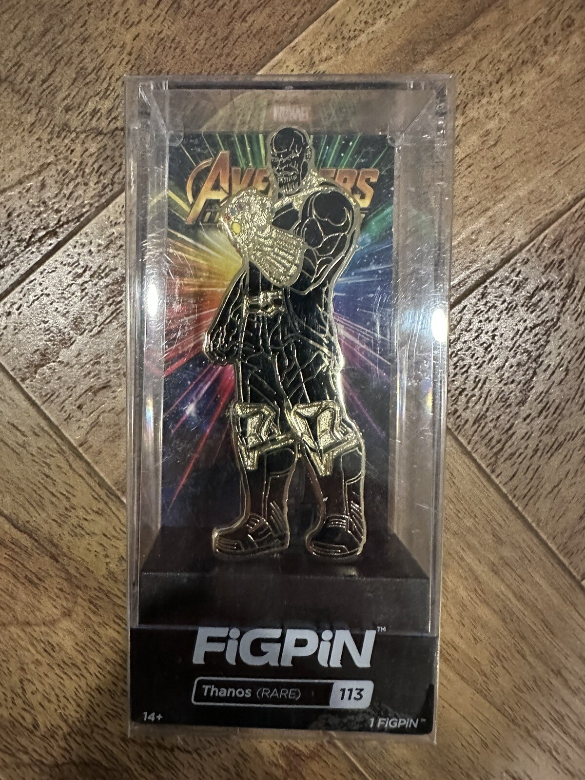 Figpin RARE Thanos 113 Black and Gold LE 144 Marvel GRAIL INSURED 