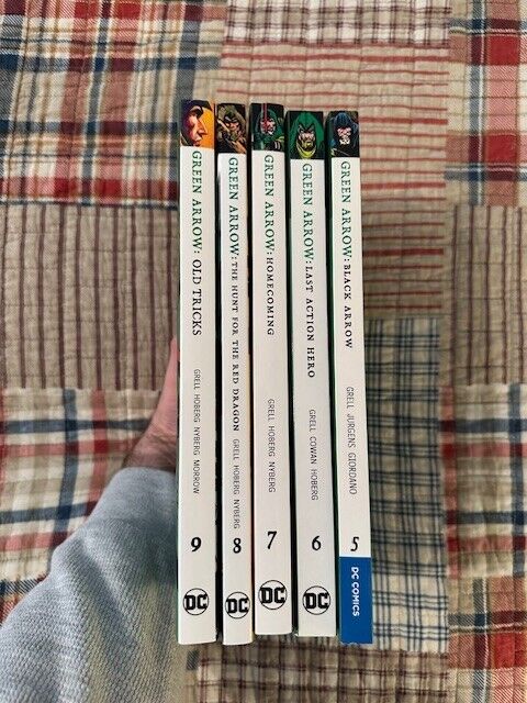 Green Arrow by Mike Grell: Books 5-9 Lot  (DC Comics TPB)