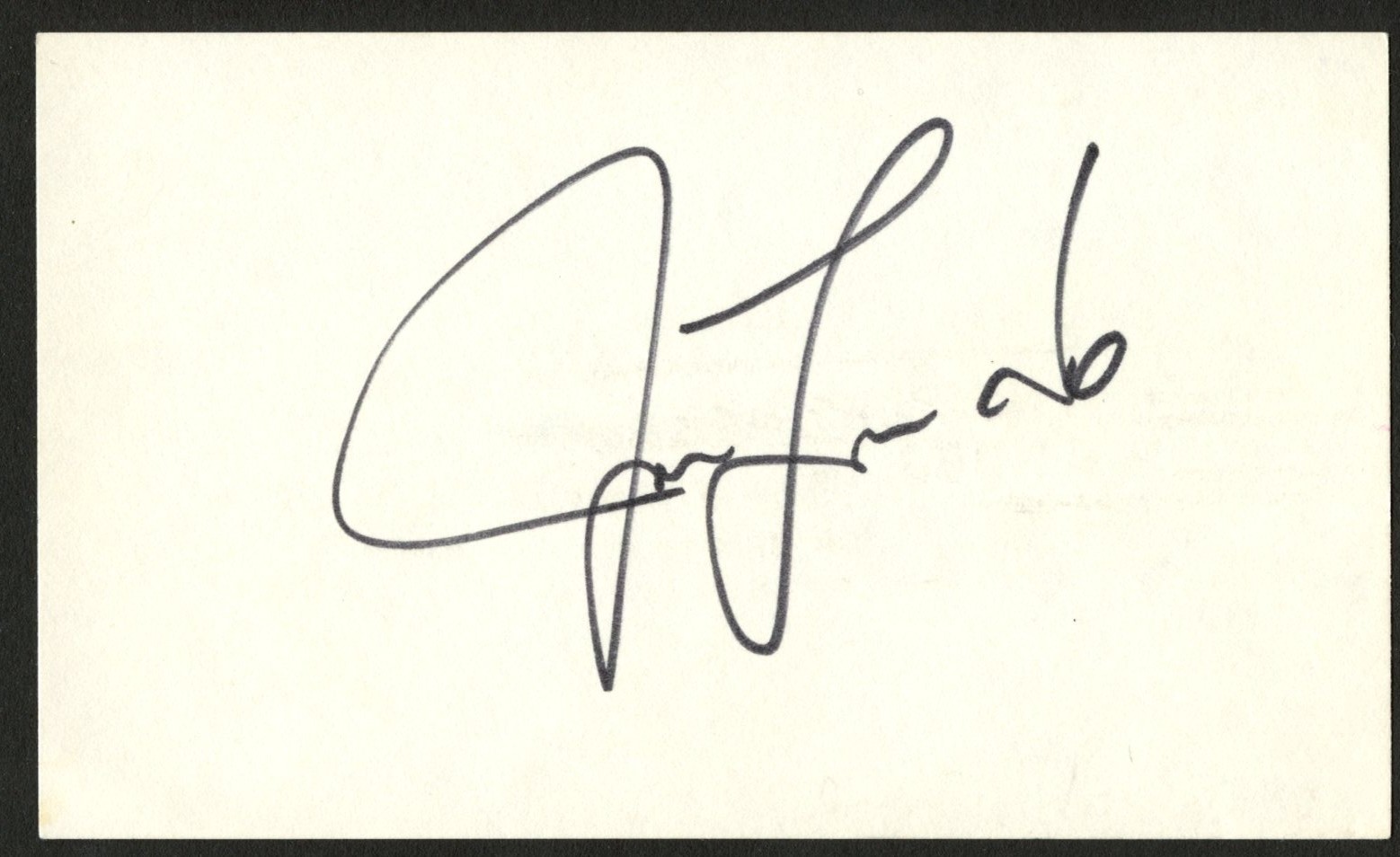Joe Lando signed autograph 3x5 cut Actor One Life to Live C468