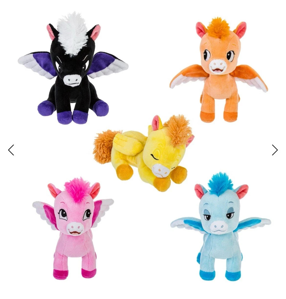 Disney Parks 100 Years Fantasia Peter Pegasus Flying Pony Horse Family Plush Set Disney Parks 100 Years Fantasia Peter Pegasus Flying Pony Horse Family Plush Set