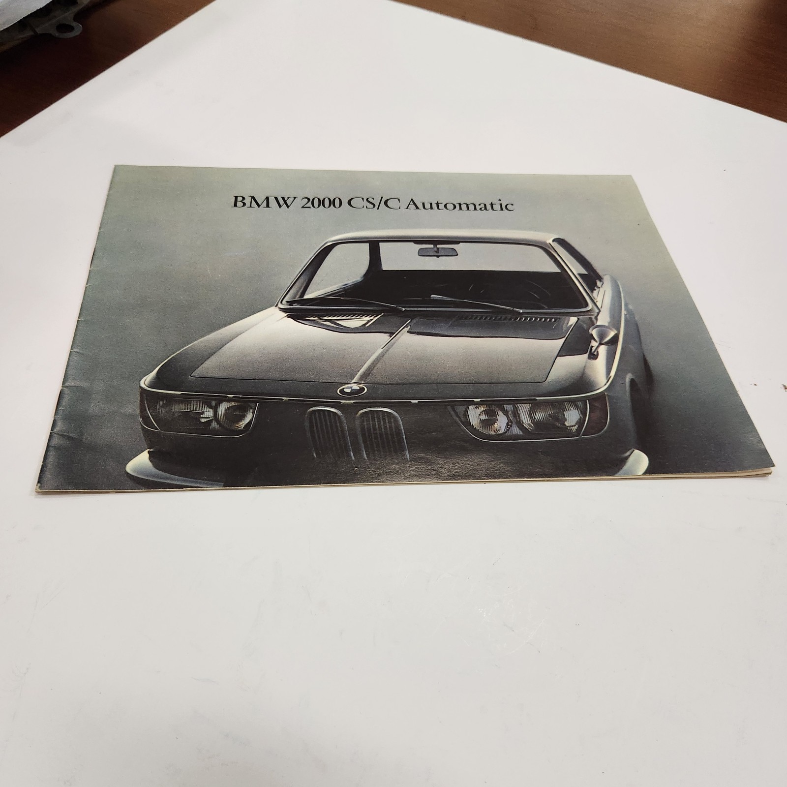 1966 BMW 2000 CS 2000 C Automatic Original Vintage Sales Brochure Coupe