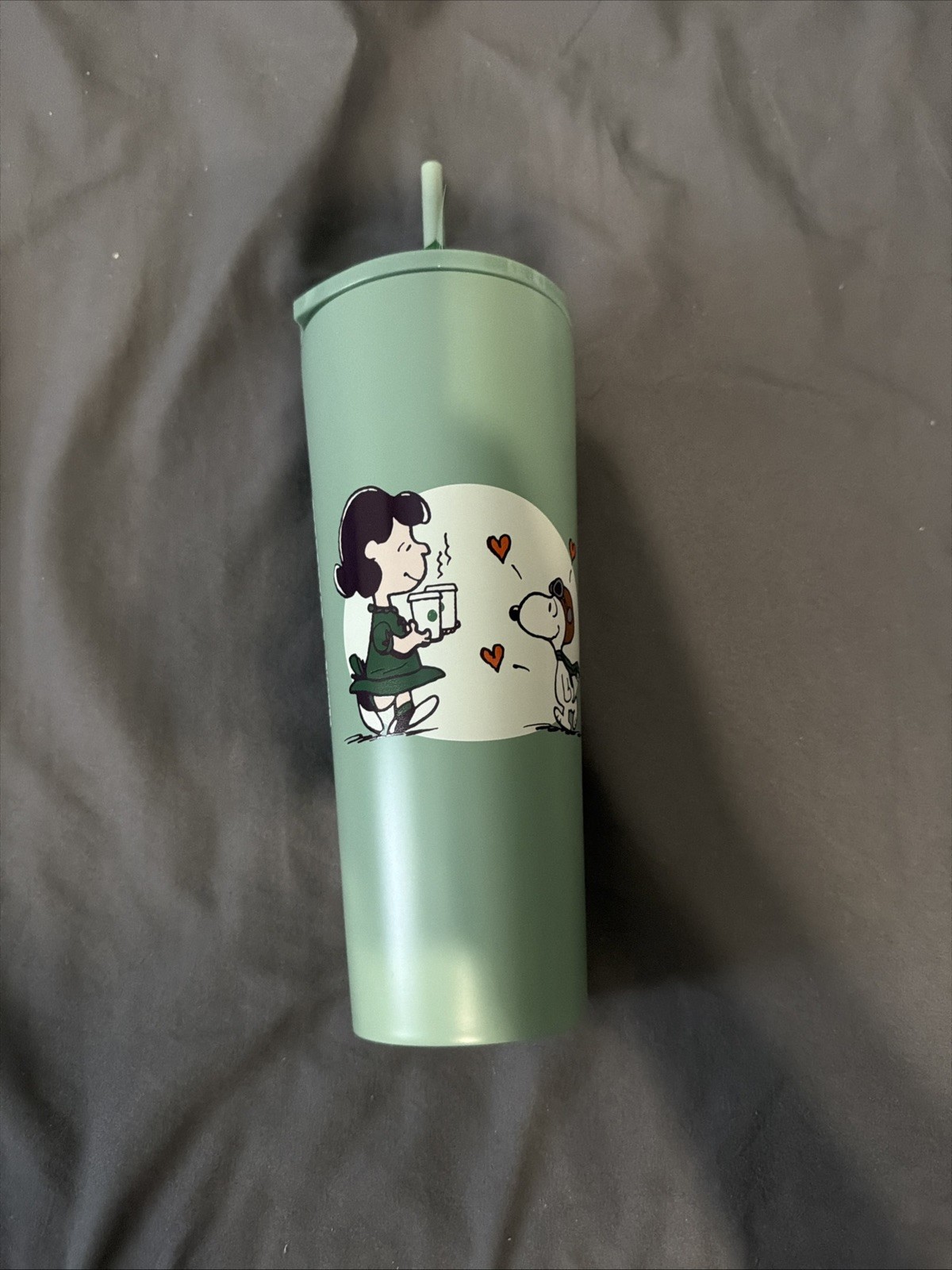 Peanuts X Starbucks Limited Edition Authentic Tumbler Lucy Snoopy Kiss Love NEW Peanuts X Starbucks Limited Edition Authentic Tumbler Lucy Snoopy Kiss Love NEW