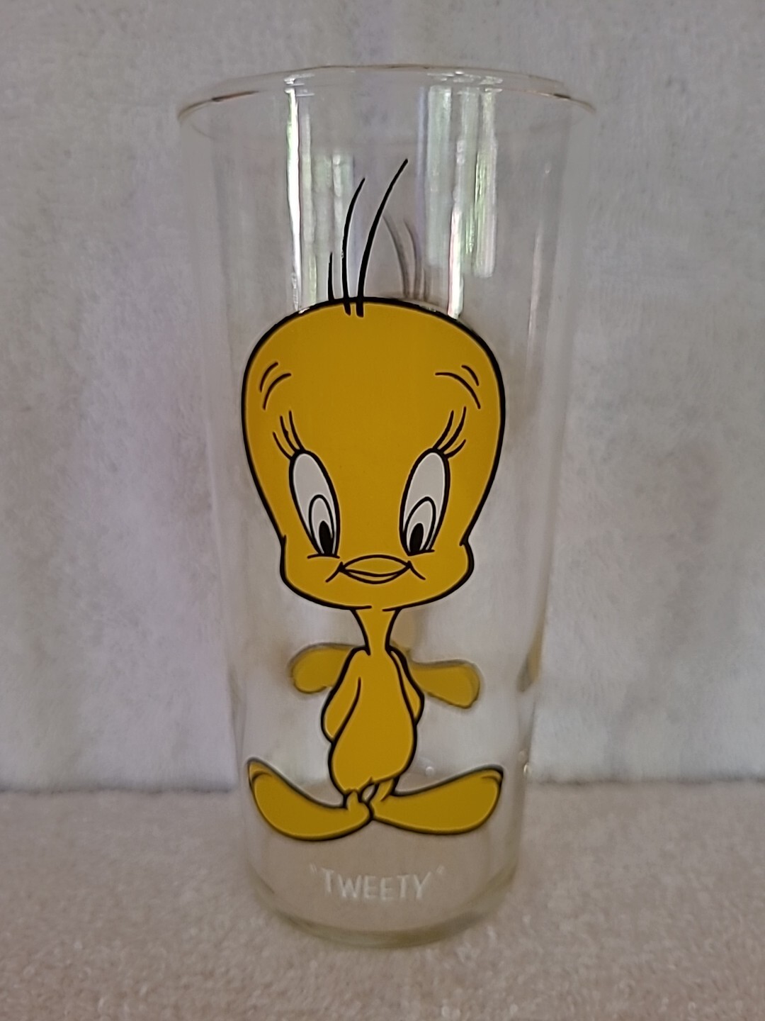 Vintage Tweety Bird Pepsi Collector Series Tumbler Drinking Glass 1973