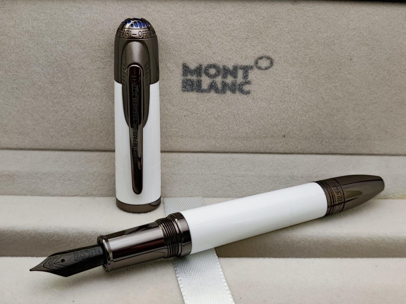 Montblanc Great Characters Enzo Ferrari Black Nib Fountain Pen | Empty Refill