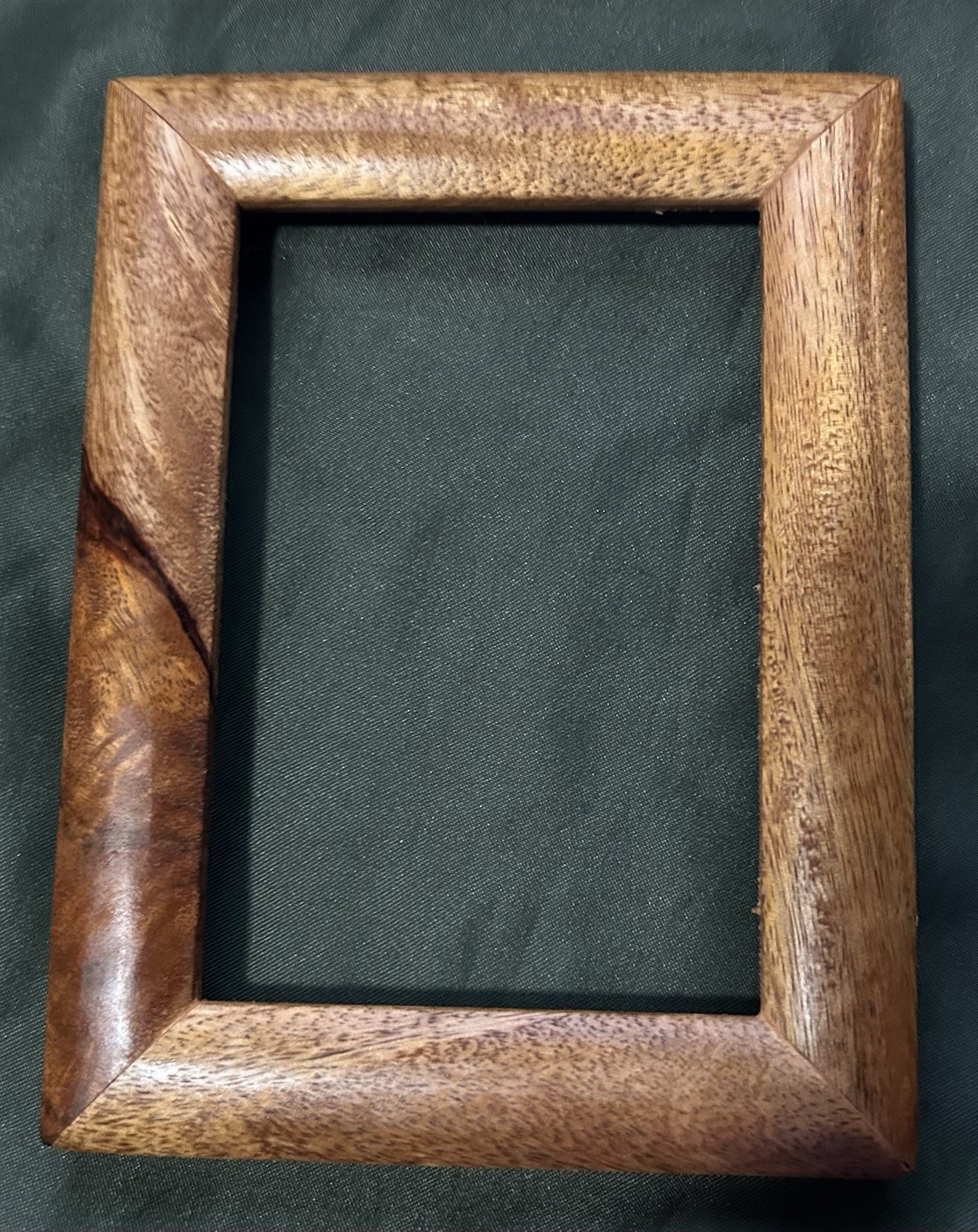 VINTAGE SOLID HAWAIIAN KOA WOOD FRAME 5 3/4\
