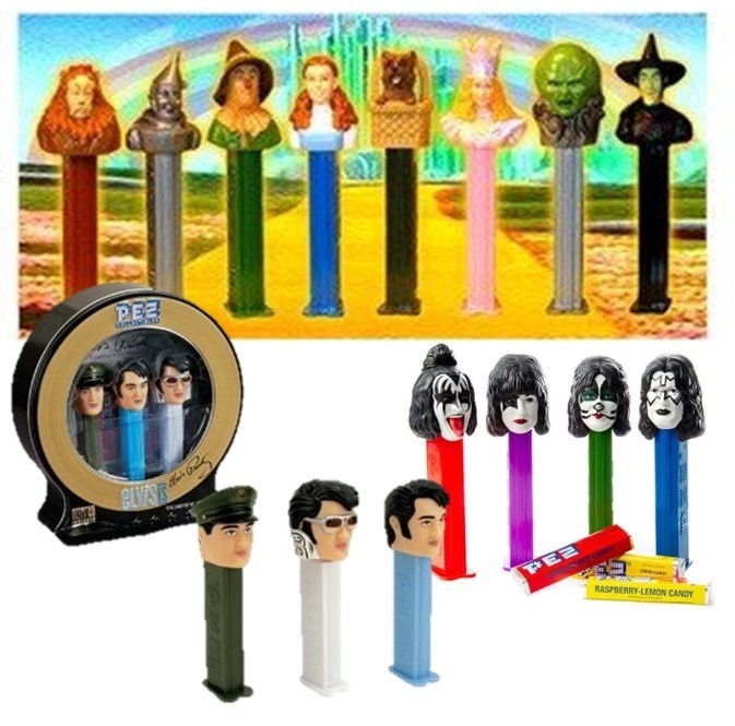 ✨New BIG LOT 15 Dispensers PEZ Sets Collector Limited Wizard of Oz + Elvis+ Kiss