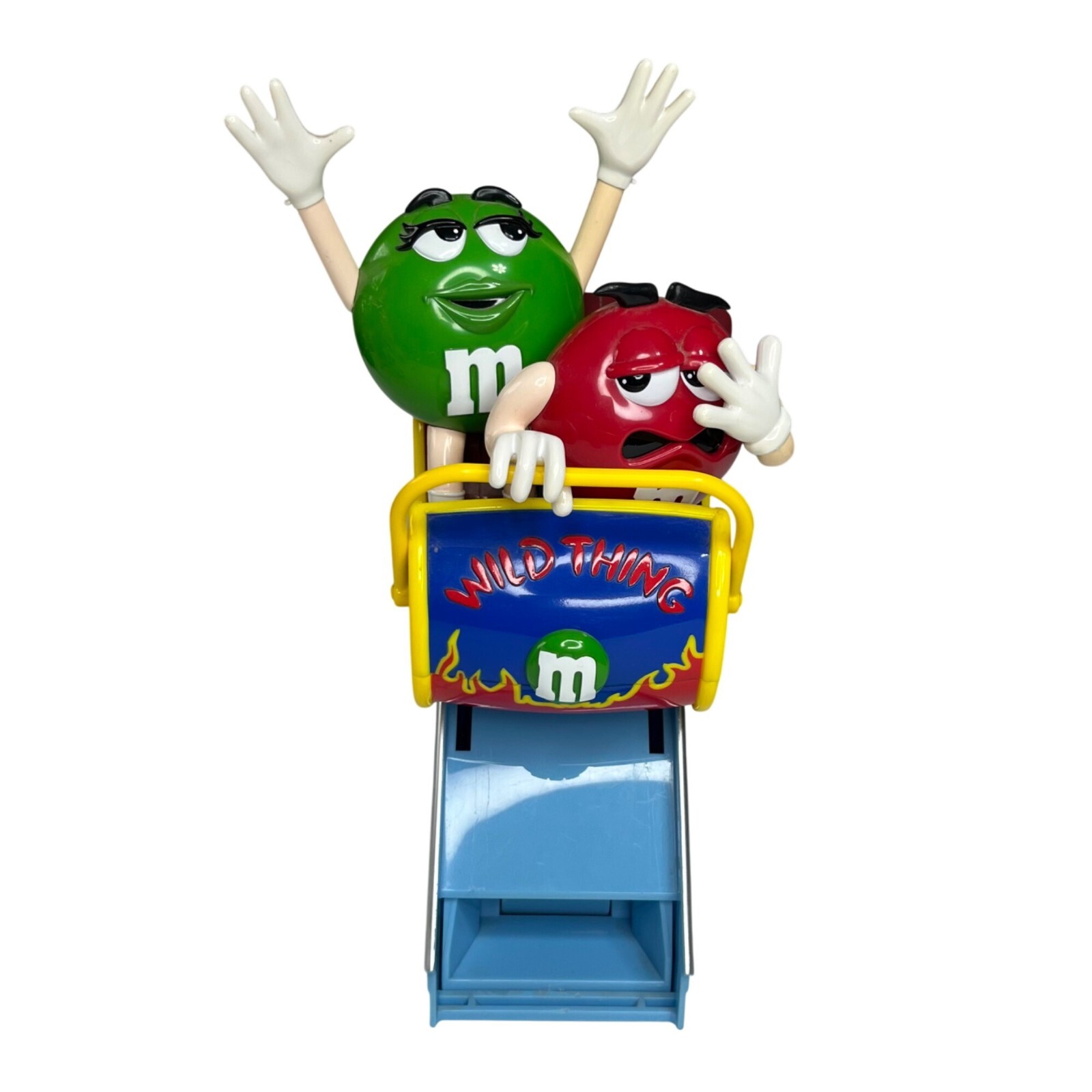 M&Ms Wild Thing Roller Coaster Candy Dispenser Collectible Plastic Fun Design