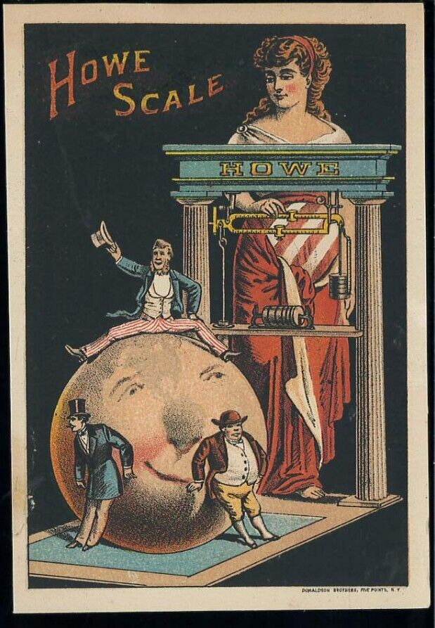 tradecard, HOWE SCALE, MAN and MOON are Weighing in, HOWE, S6D-TC-1232