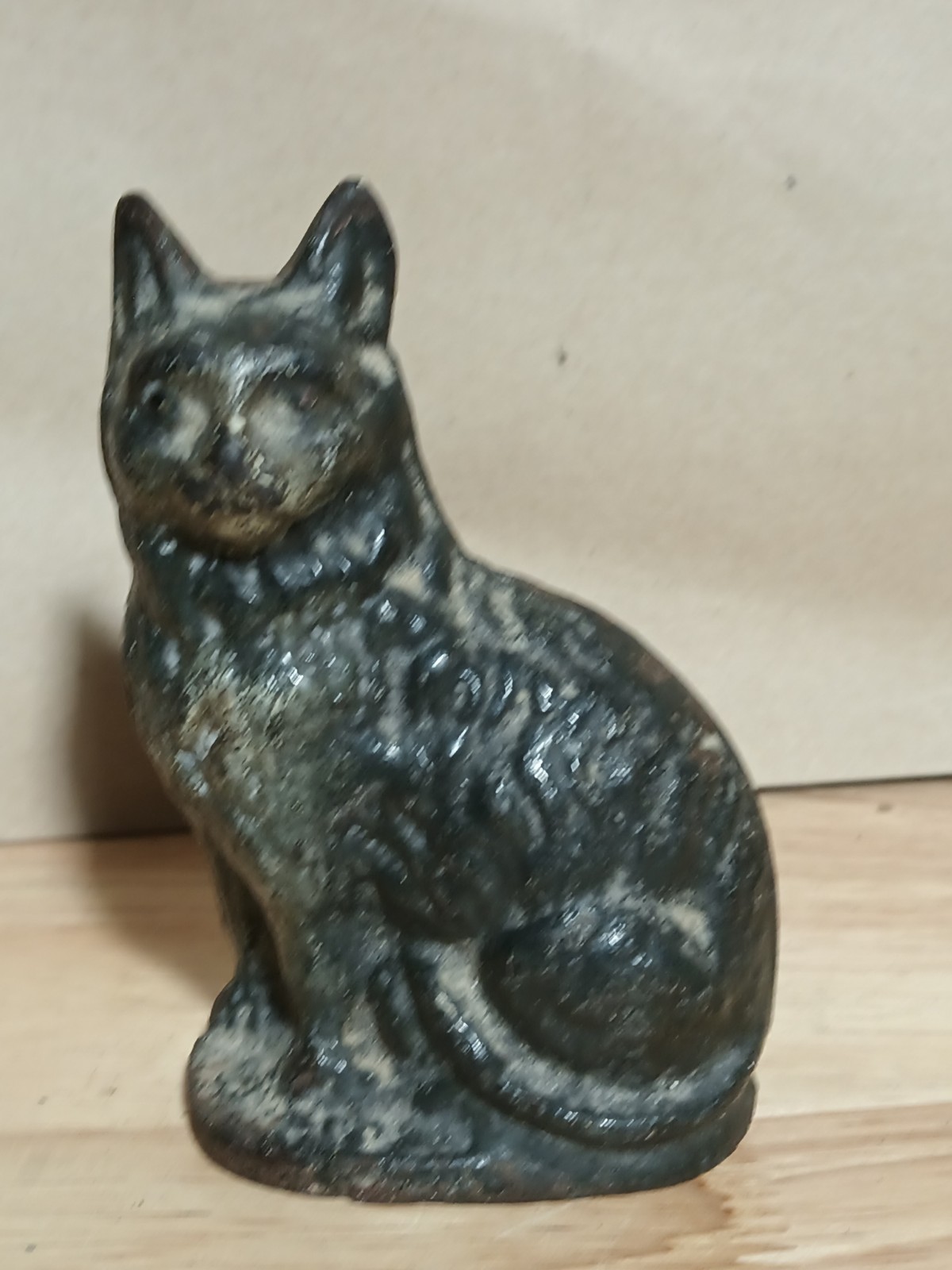Antique Cast Iron Black Cat Doorstop Hubley? Antique Cast Iron Black Cat Doorstop Hubley?