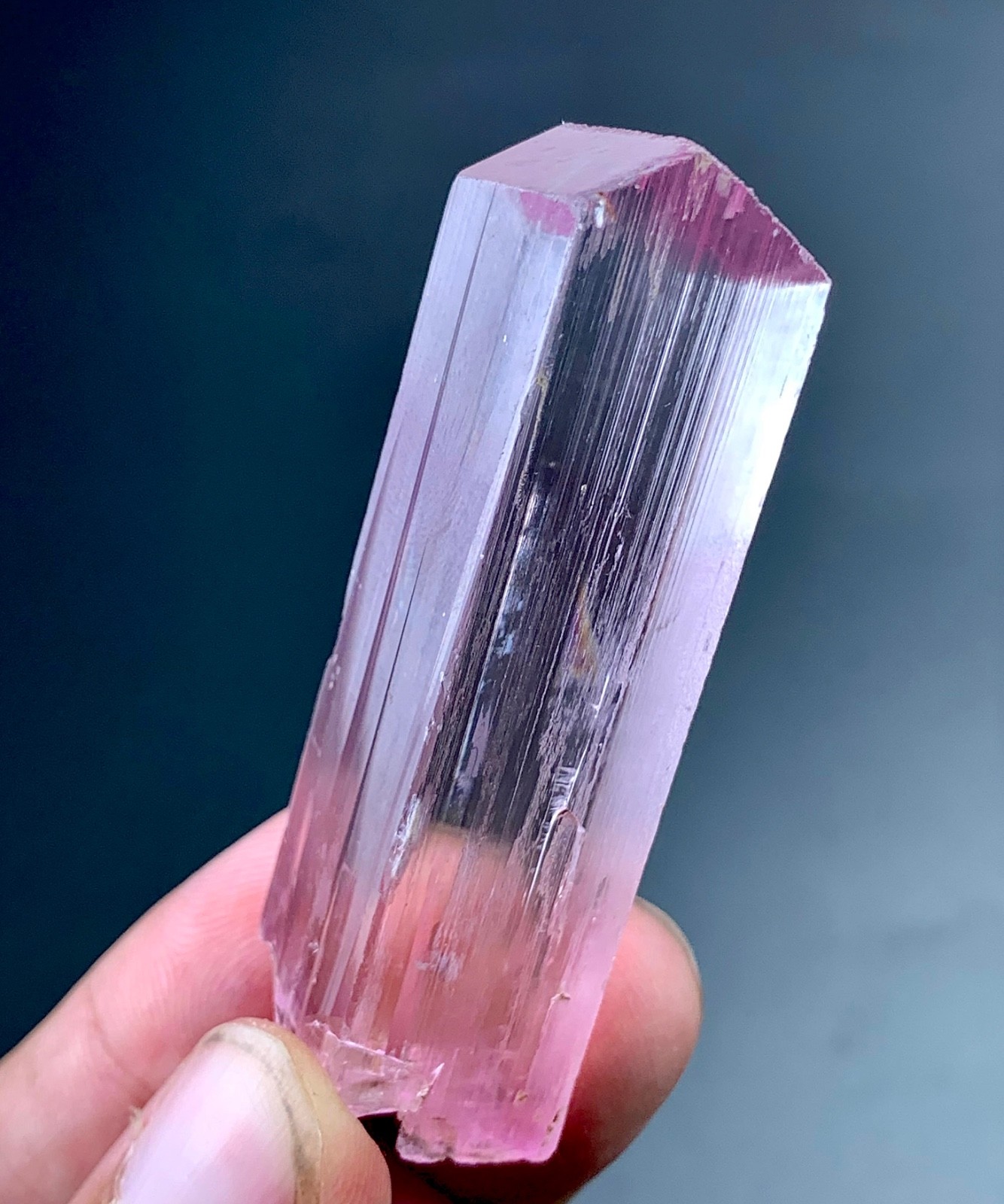 207 Carat Double-Terminated Pink Kunzite Crystal Specimen From Afghanistan