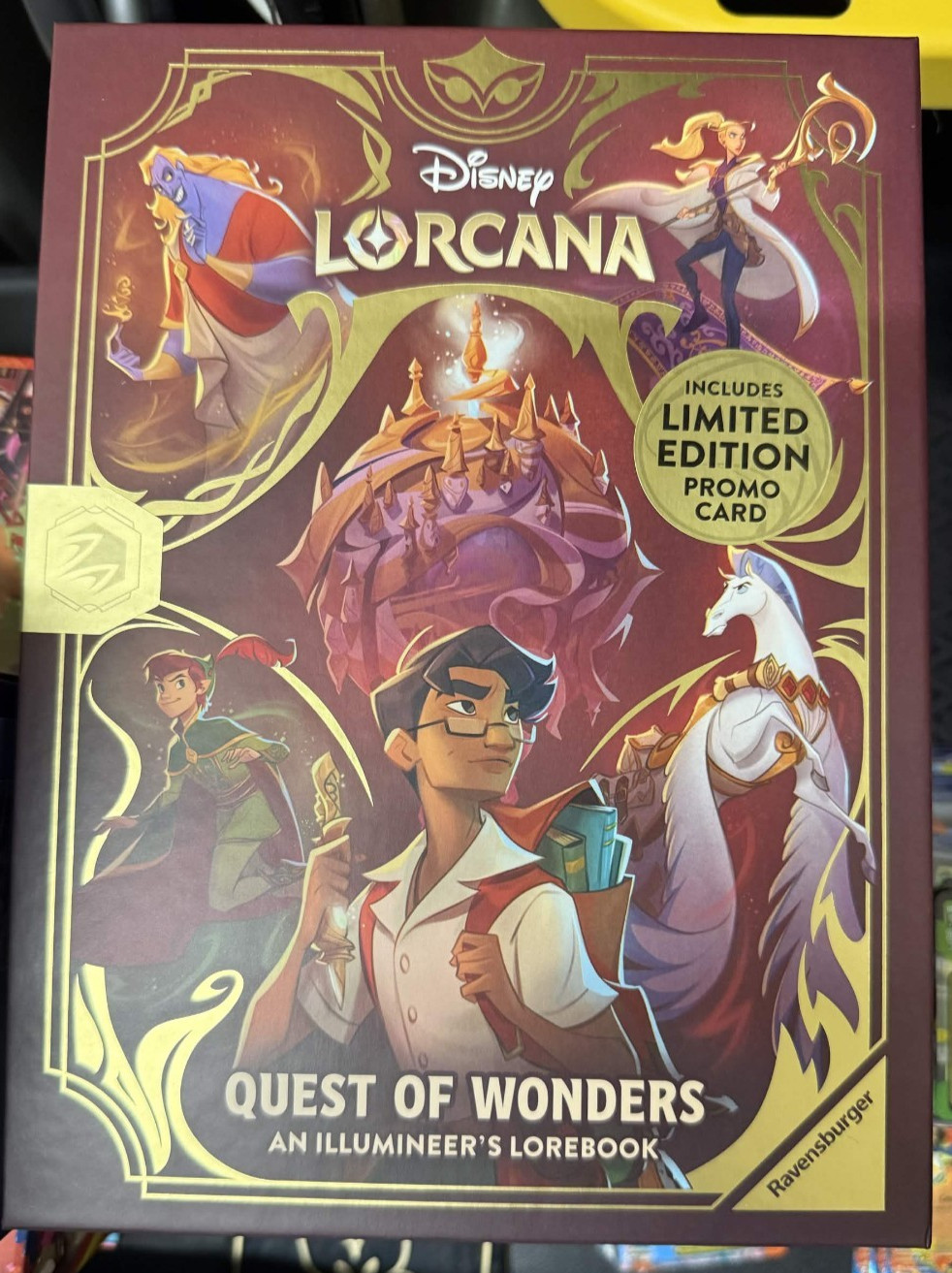 Disney Lorcana D23 2026 Quest Of Wonders Illumineers Lorebook BOOK ONLY