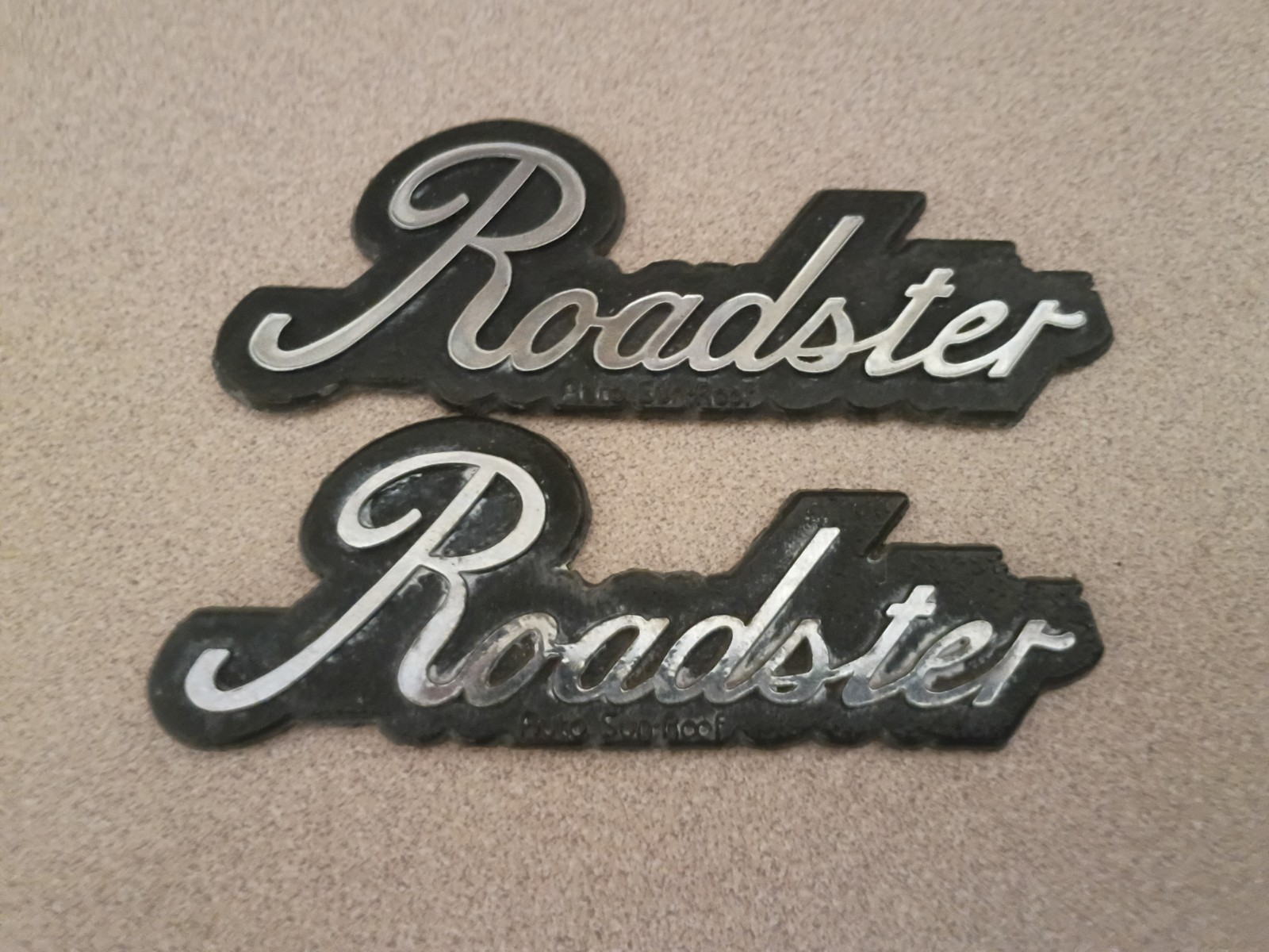 1990\'s Buick Gm ROADSTER AUTO SYNROOF METAL EMBLEMS 4\
