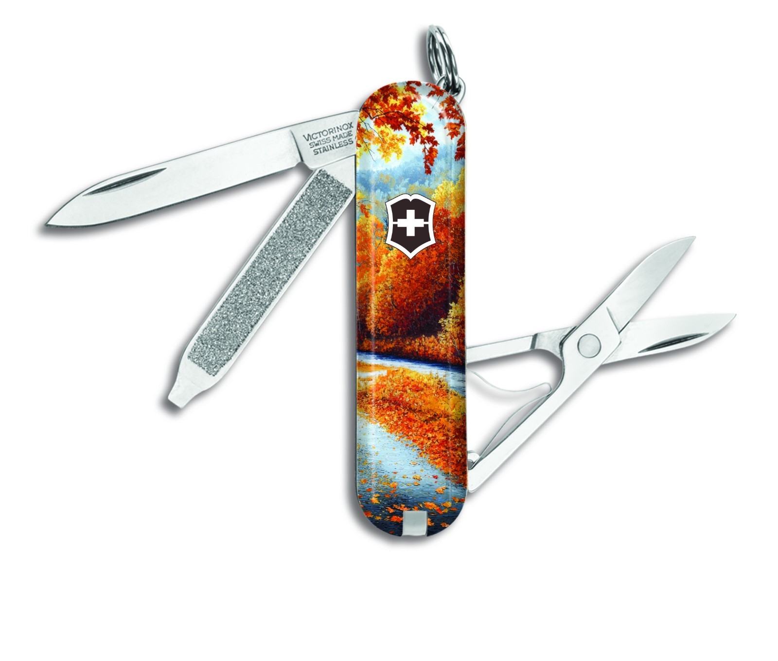 Victorinox Swiss Army FALL AUTUMN SCENERY CLASSIC SD Knife Multi Tool RH223