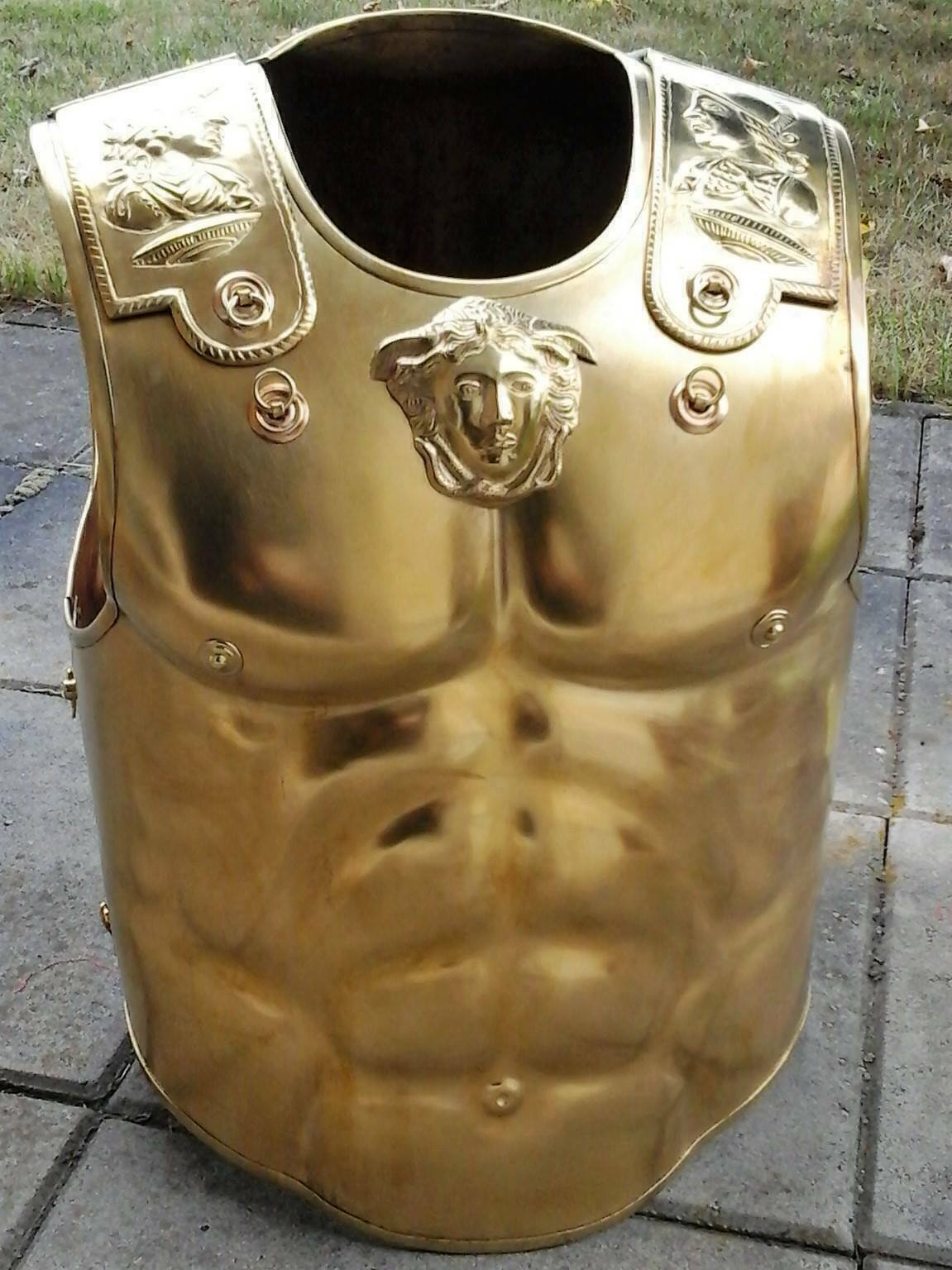 Medieval Roman Muscle Armor Cuirass Jacket Greek Knight 18 Gauge Christmas