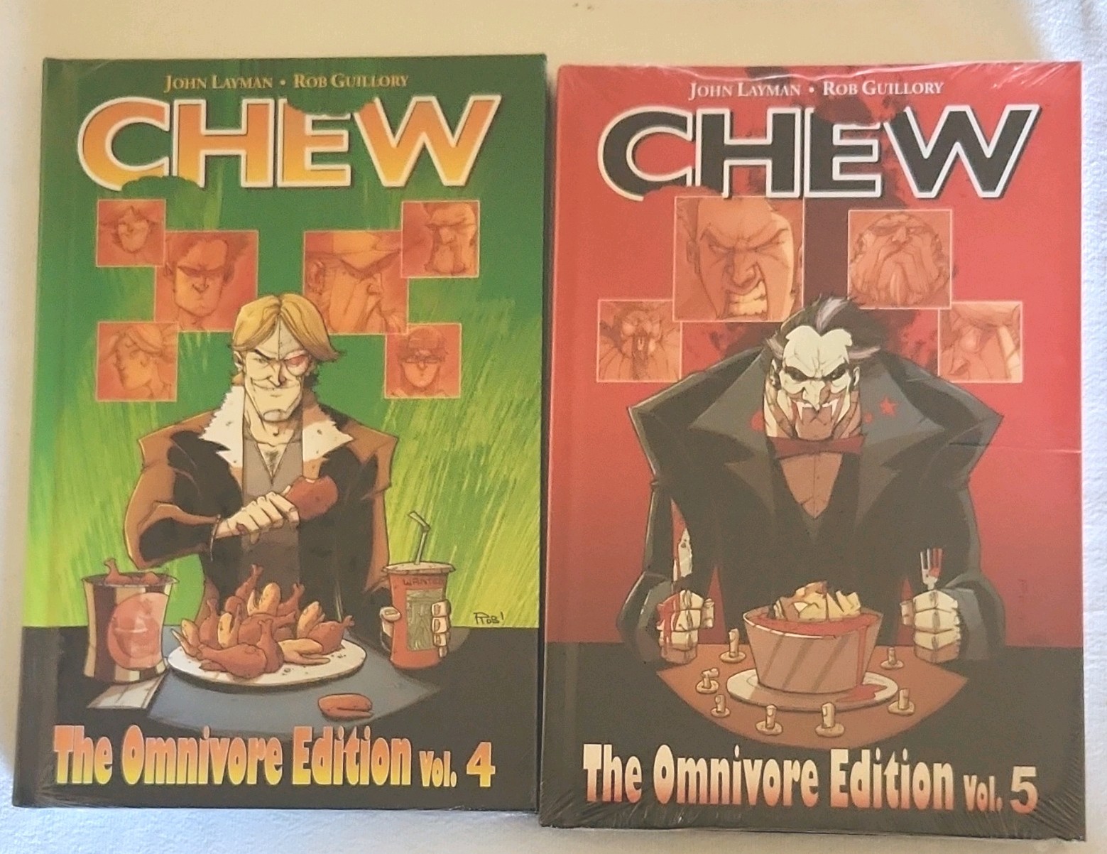Chew: The Omnivore Edition Vol 4 & 5 Hardcover Lot Image First Printing